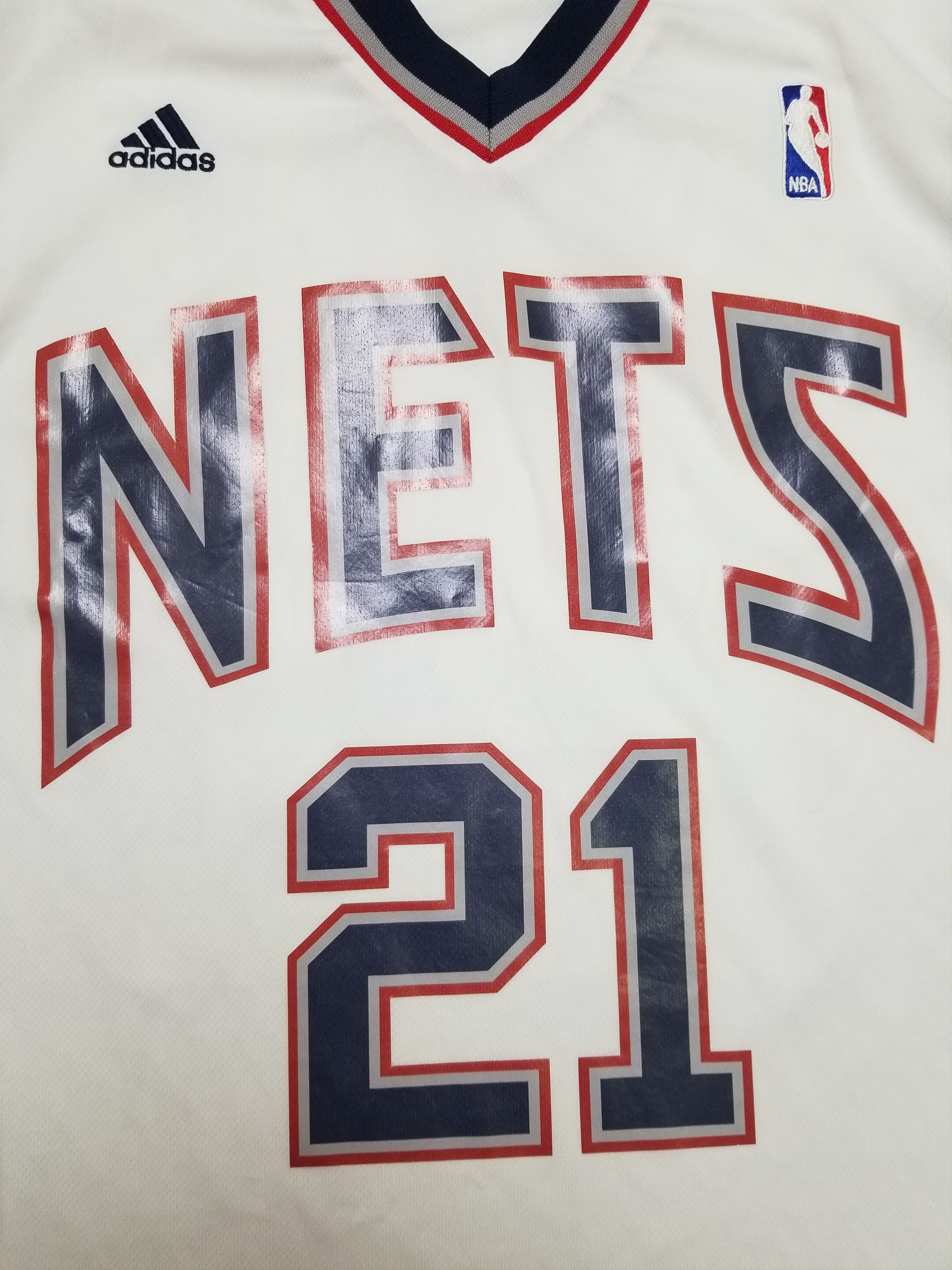 Adidas Adidas Brooklyn Nets Outlaw #21 Basketball NBA Jersey Size US S / EU 44-46 / 1 - 11 Thumbnail