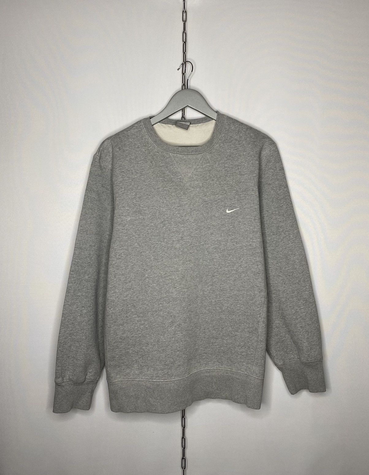 Nike × Vintage 🔥Men’s Vintage Nike Sweatshirt Mini Swoosh Drill Y2K🔥 Size US L / EU 52-54 / 3 - 1 Thumbnail