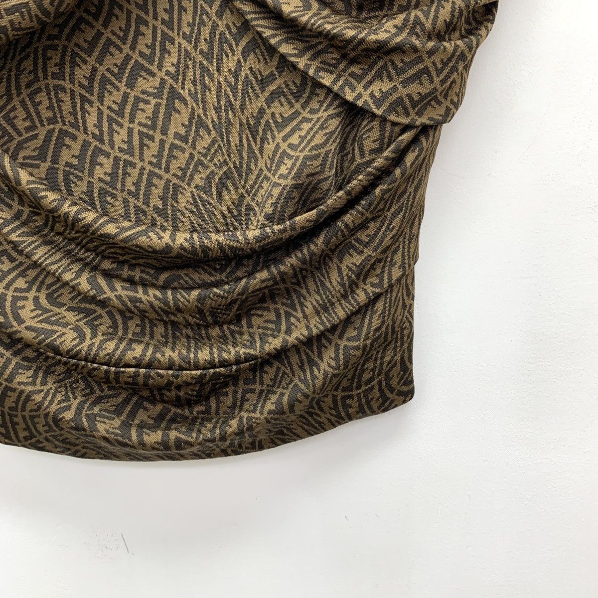 Fendi Fendi Monogram All Over Print Back Zipper Bralette K26WX Size M / US 6-8 / IT 42-44 - 4 Thumbnail