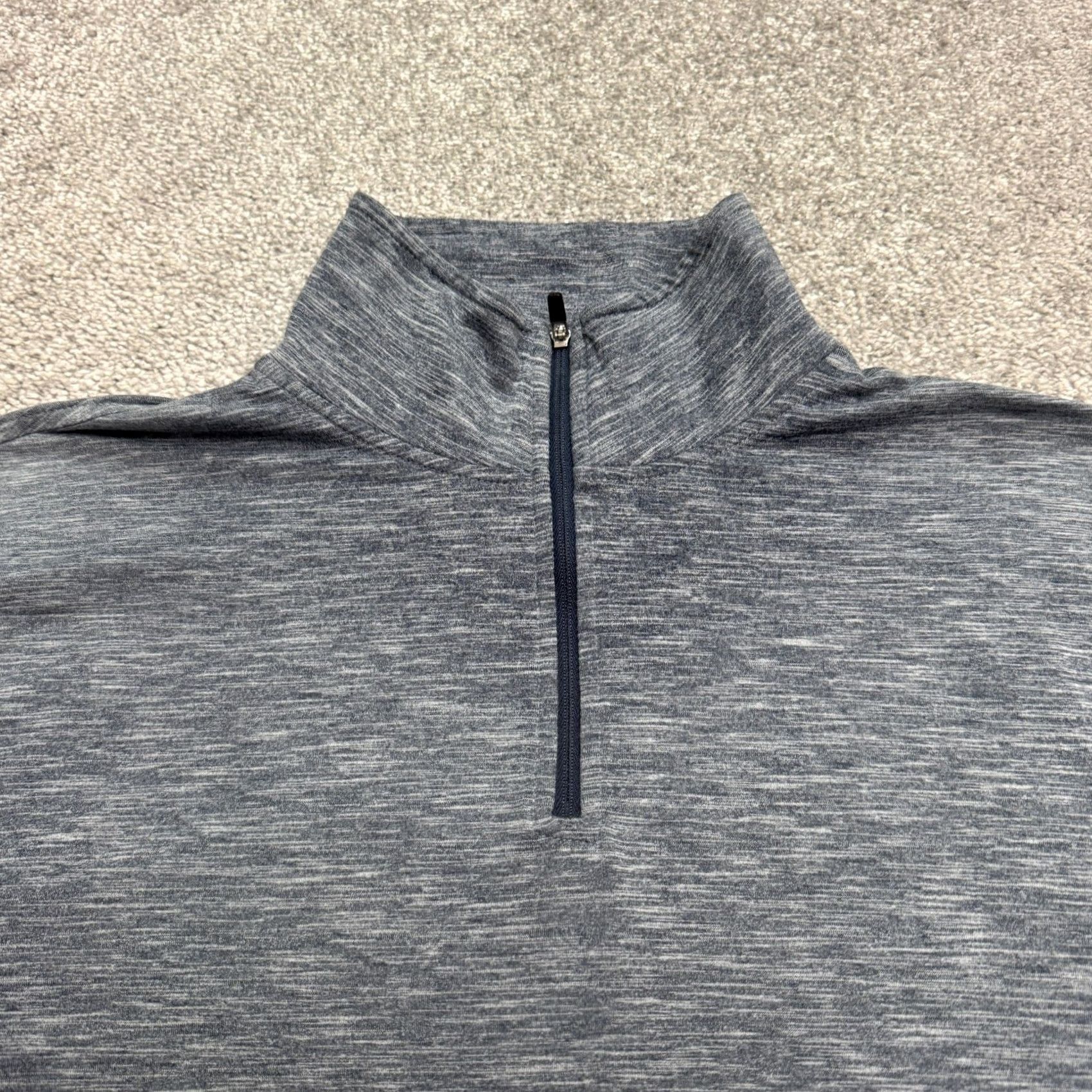 J.Crew J.Crew Performance 1/4 Zip Pullover Shirt Mens M Heather Gray Long Sleeve Regular Fit Zip Neck Mock Neck Casual Outdoor Size US M / EU 48-50 / 2 - 4 Thumbnail