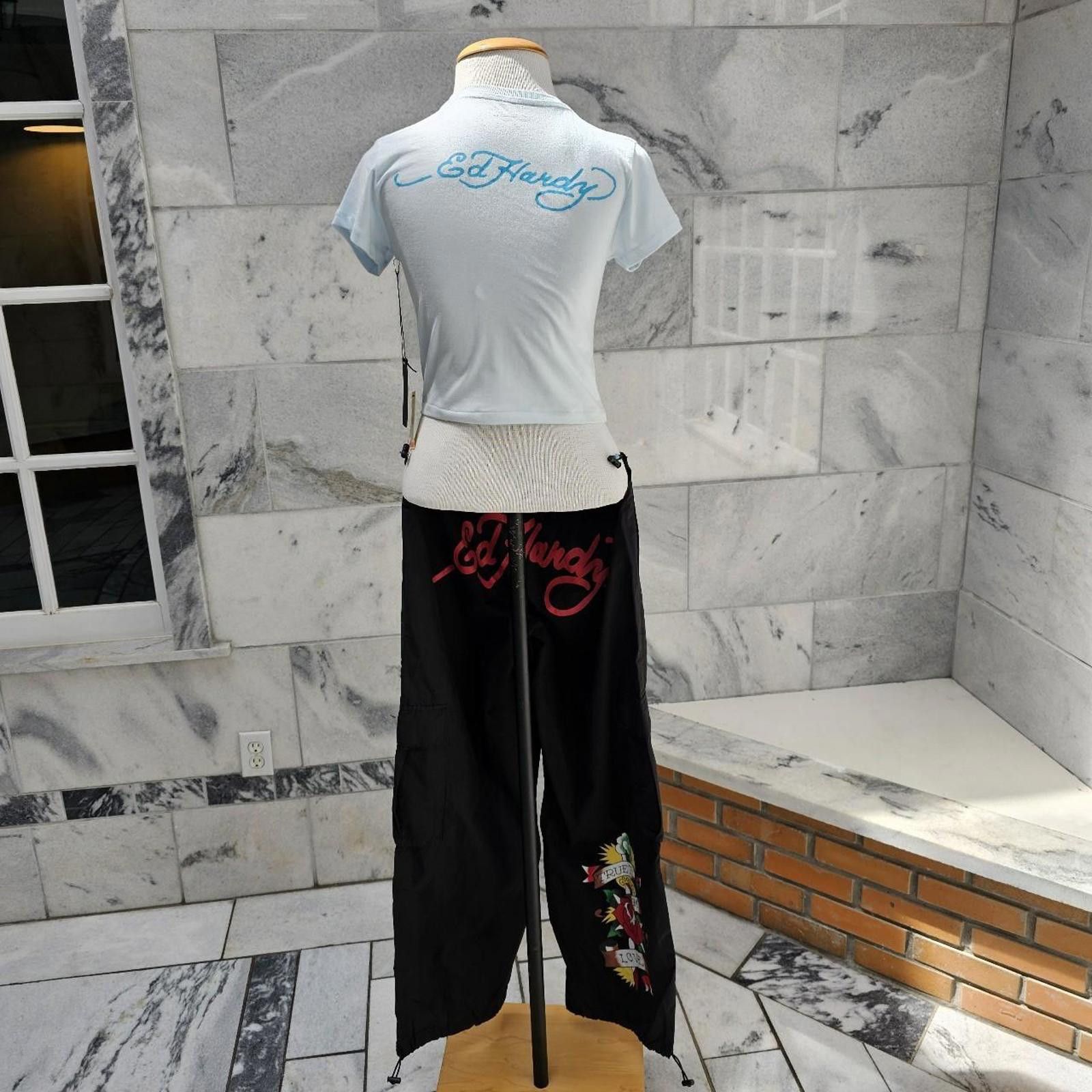 Ed Hardy Ed Hardy Women's Black Pants Size 30" / US 8 / IT 44 - 3 Thumbnail