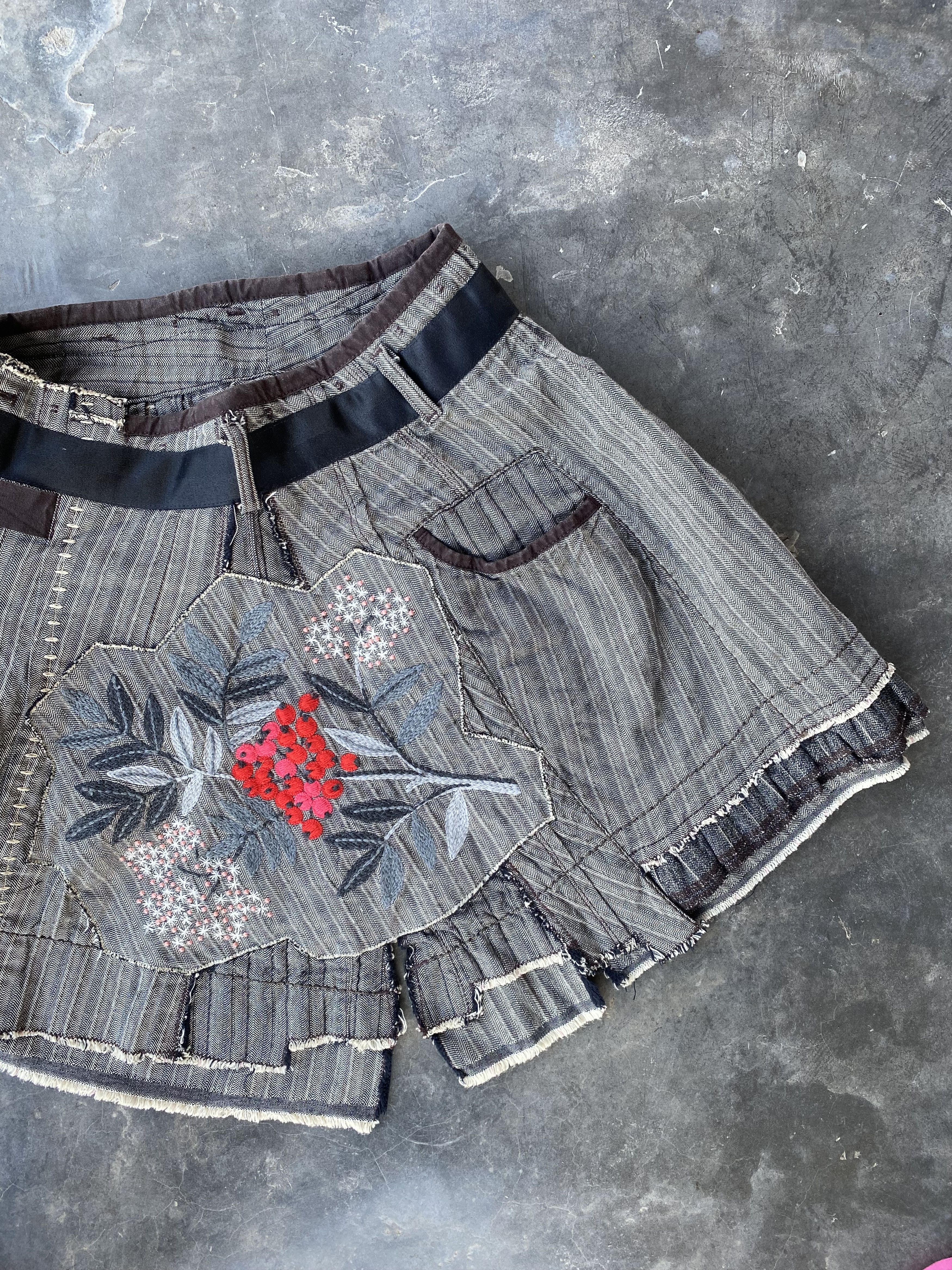 Marithe + Francois Girbaud Vintage Marithé + François Girbaud Asymmetrical Skirt Size 25" / US 0 / IT 36 - 5 Thumbnail