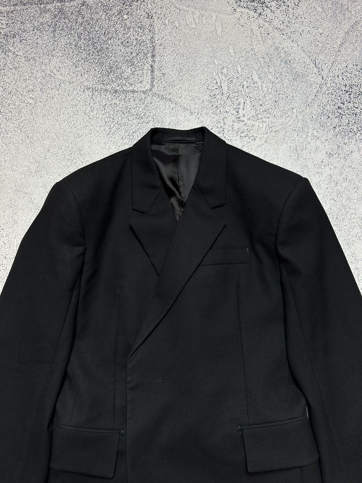 Prada PRADA 2022 Runway Double Breasted Wool Blazer Jacket Black Size 36R - 8 Thumbnail