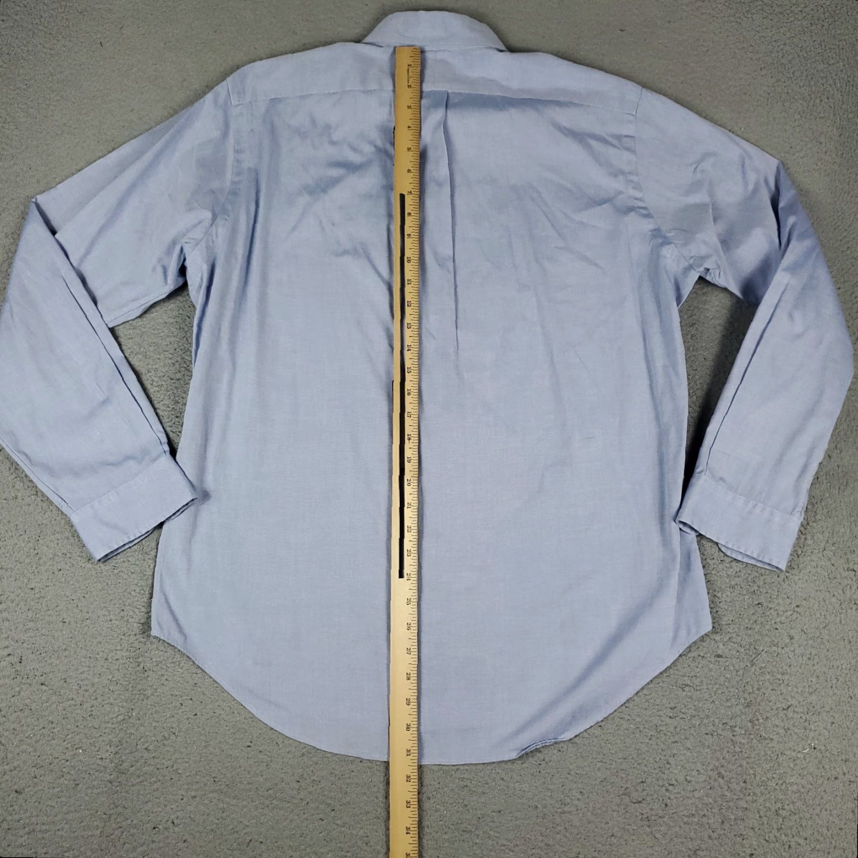Ralph Lauren Ralph Lauren Shirt Mens 16 Blue Classic Pony Dress Button Up Long Sleeve Shirt (Dress Shirt) with Button-Down Collar Size 42R - 4 Thumbnail