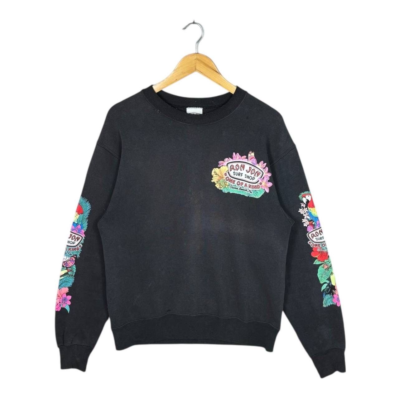 Ron Jon Surf Shop Sun Faded 1992 Ron Jon Surf Shop Sweatshirt Tropical Black Size US M / EU 48-50 / 2 - 2 Thumbnail