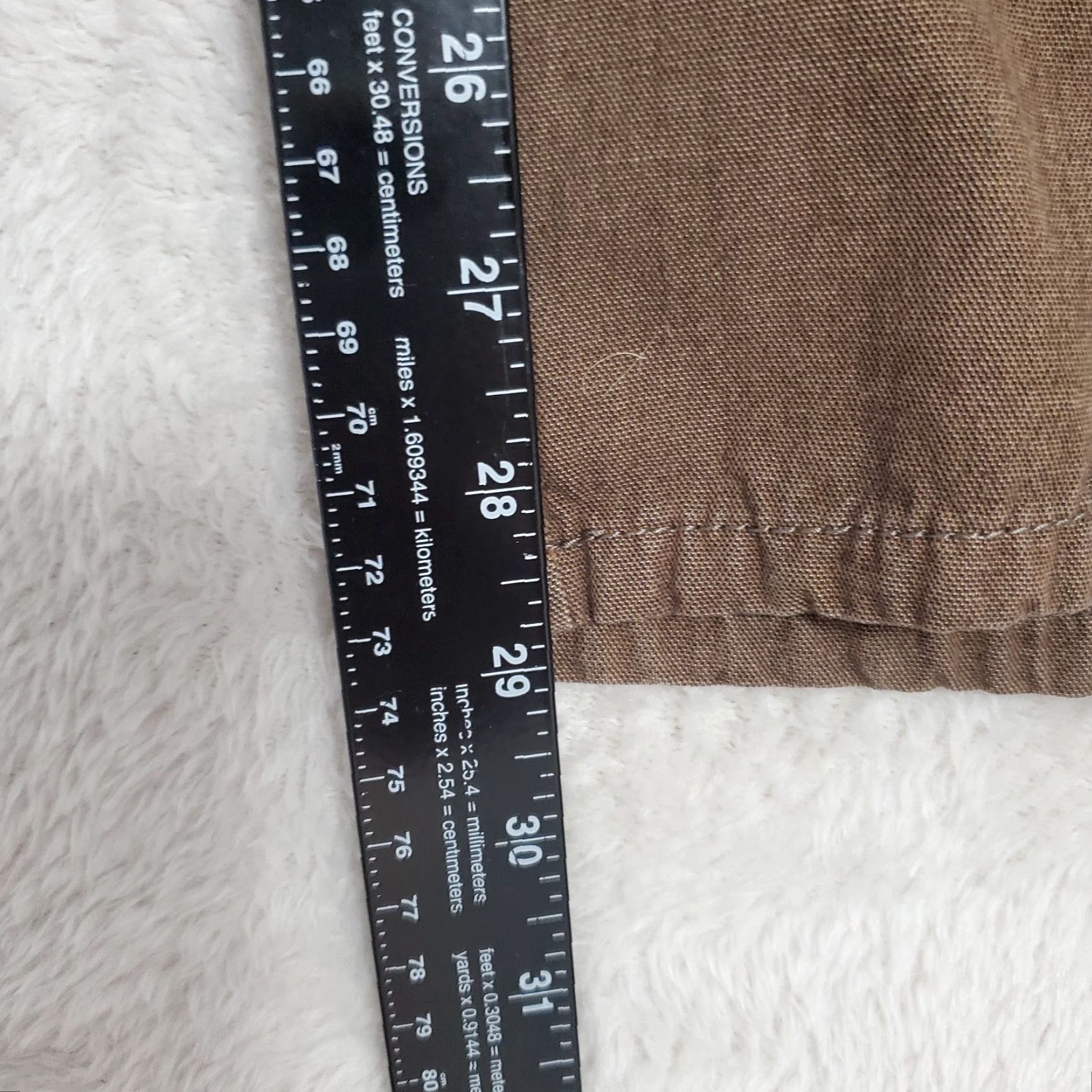 Peter Millar Peter Millar Pants Mens 38 Brown 100% Cotton Flat Front Chino 36X29 FLAW Size US 38 / EU 54 - 7 Thumbnail