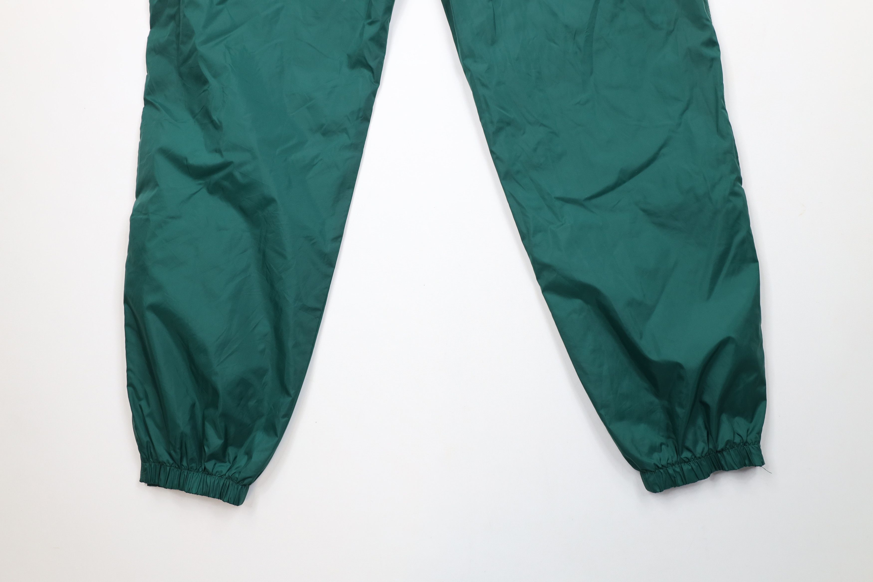 Adidas × Vintage Vintage 90s Adidas Nylon Windbreaker Jogger Pants Green Size US 36 / EU 52 - 14 Thumbnail