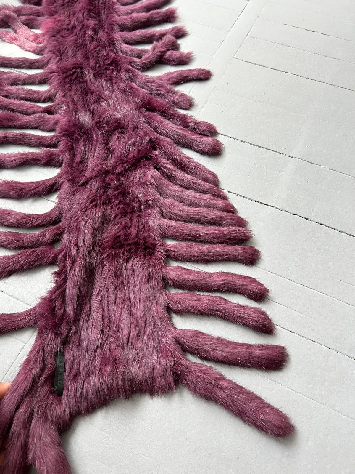 Japanese Brand Liu Xiao Qiao Paris fur scarf Size ONE SIZE - 4 Thumbnail