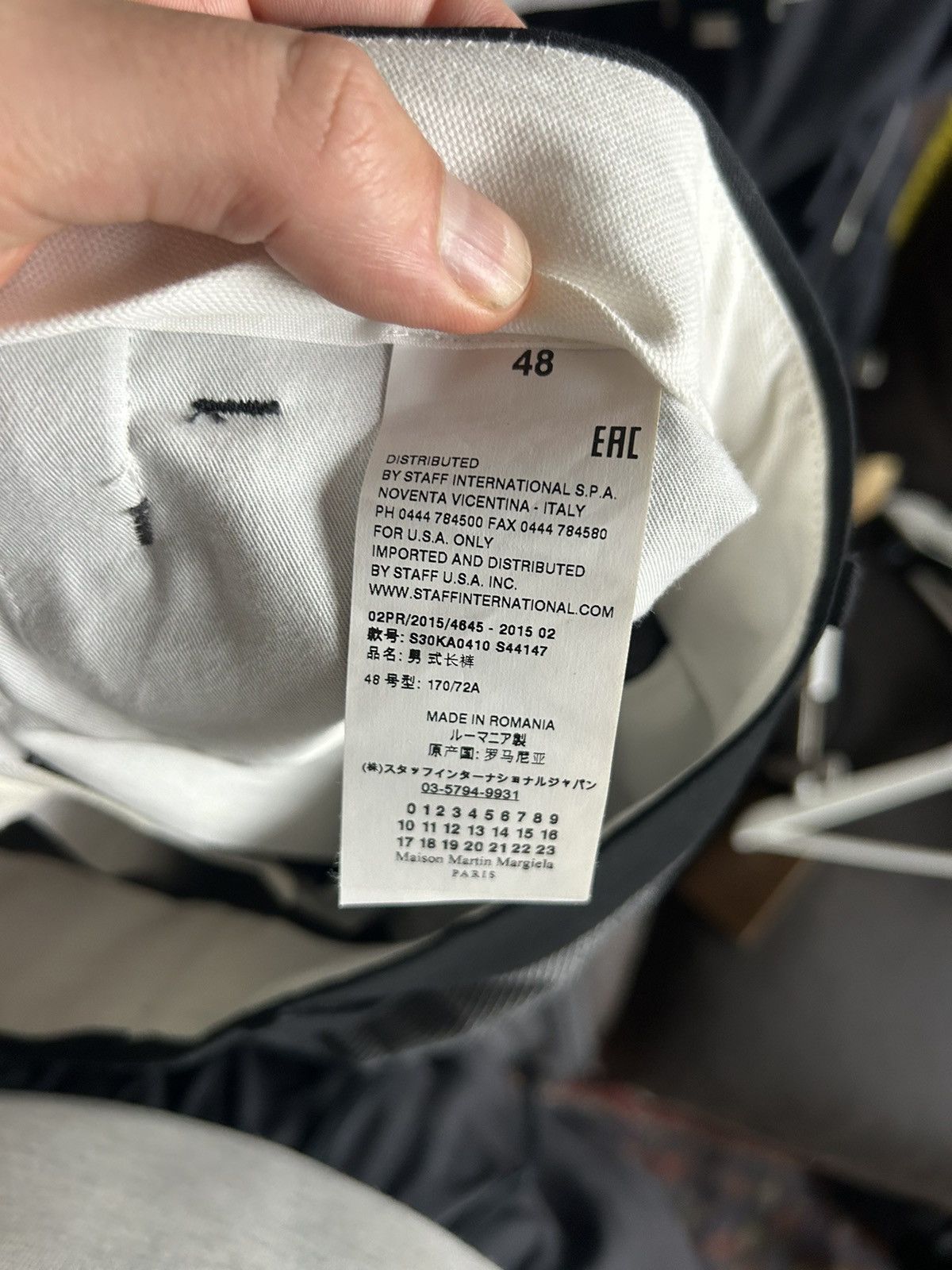 Maison Martin Margiela Herringbone Wool-Blend Trousers