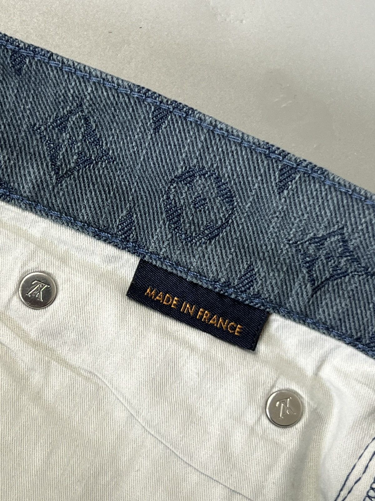 Louis Vuitton Louis Vuitton Virgil abloh Japan monogram slim fit jeans Size US 33 - 10 Thumbnail