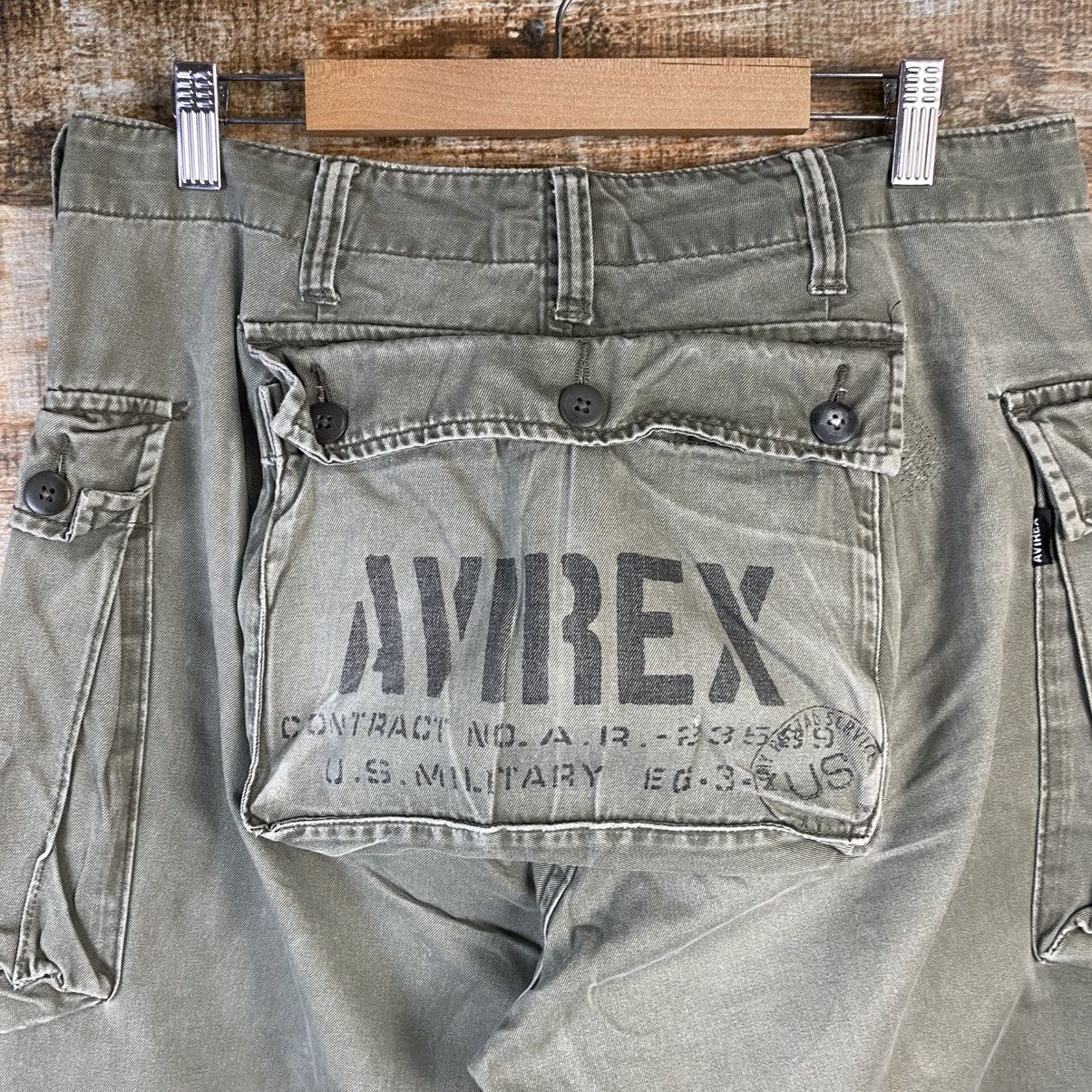 Avirex DL Avirex Green big pocket Cargo Multipocket Pants #C789 Size US 30 / EU 46 - 7 Thumbnail