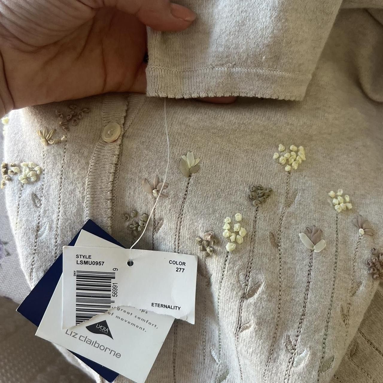 Vintage Vtg Liz Claiborne cardigan NWT Size S / US 4 / IT 40 - 7 Thumbnail