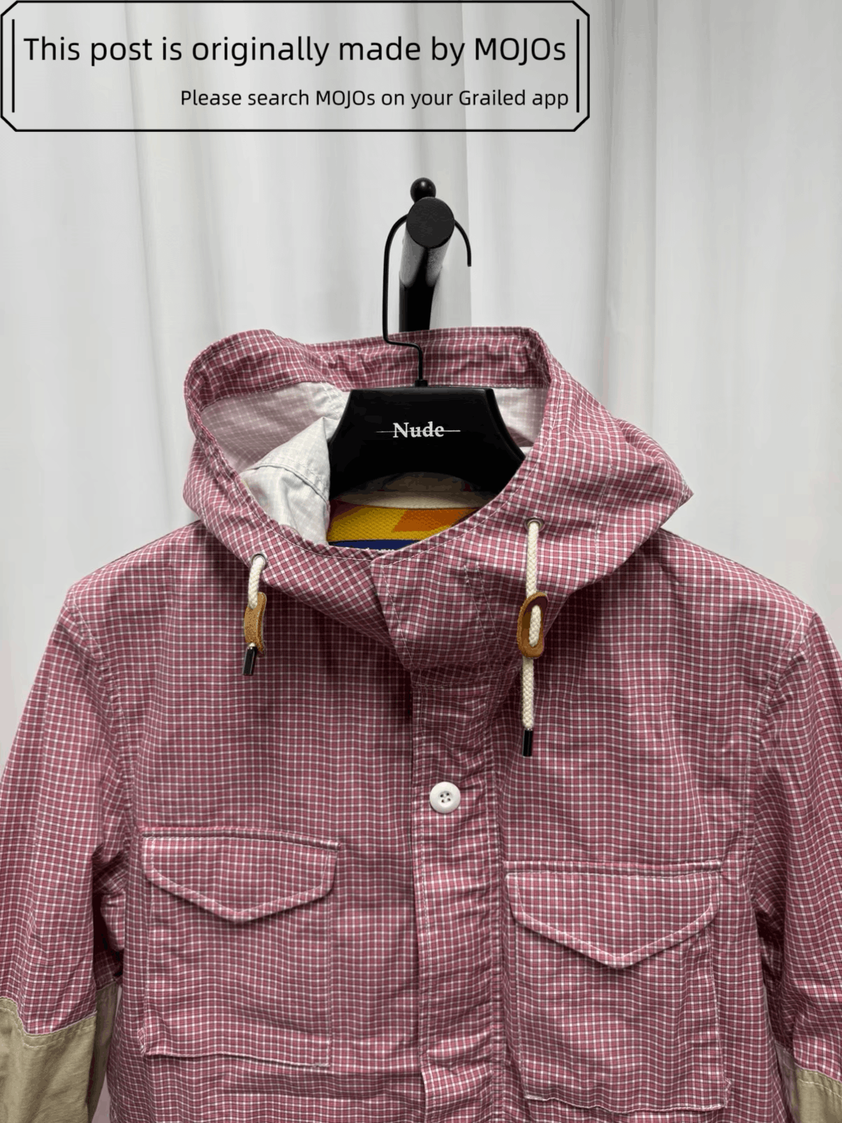 Junya Watanabe Junya Watanabe Pink Plaid Mountain Jacket mojos542026 Size US M / EU 48-50 / 2 - 2 Thumbnail