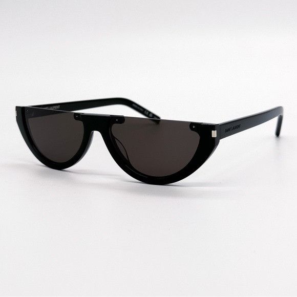 Saint Laurent Paris NEW SAINT LAURENT SL563 001 CAT EYE BLACK WOMEN SL 563 SUNGL Size ONE SIZE - 3 Thumbnail