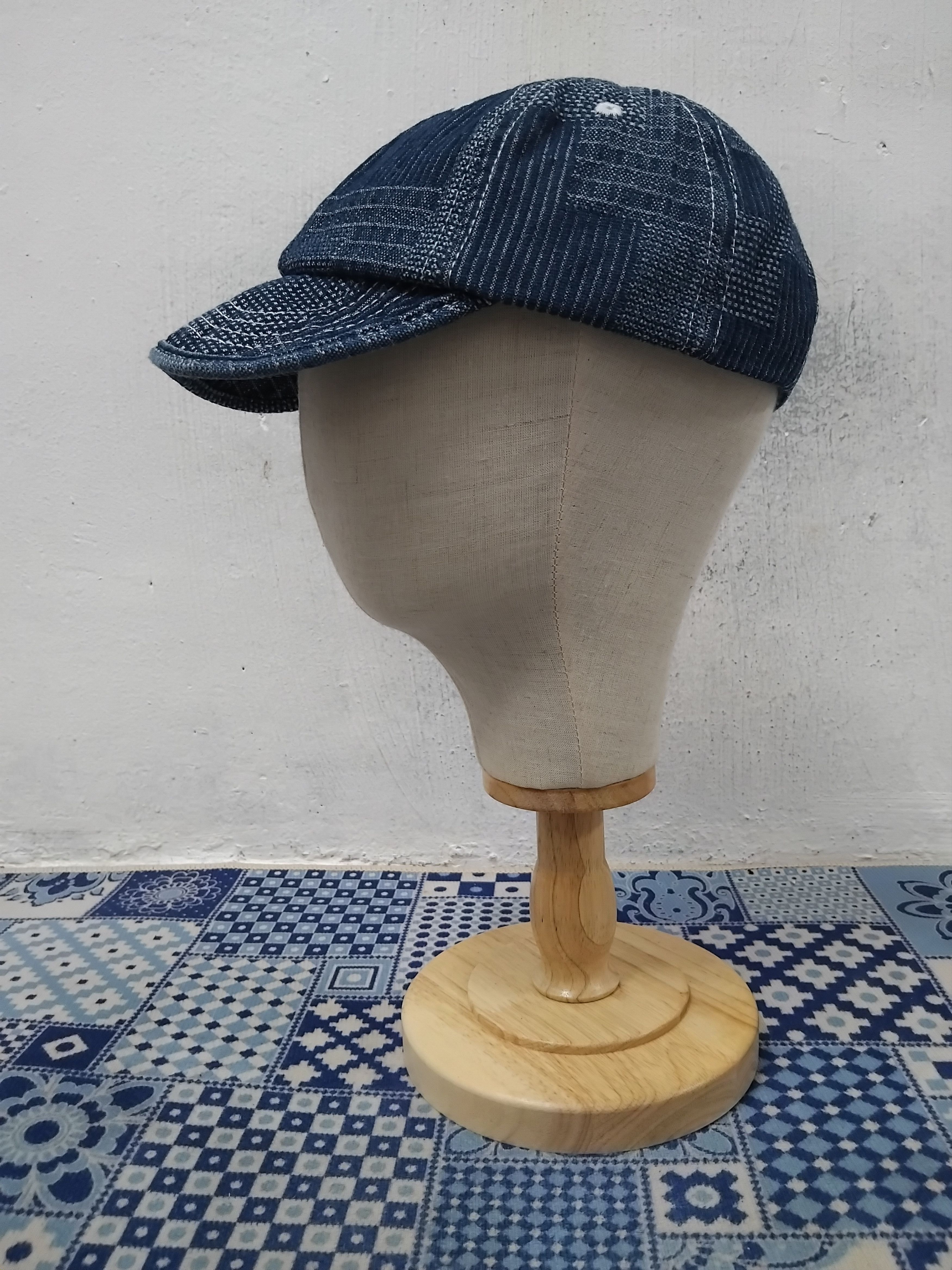 Japanese Brand Shashiko print style kapital inspired cap Size ONE SIZE - 5 Thumbnail