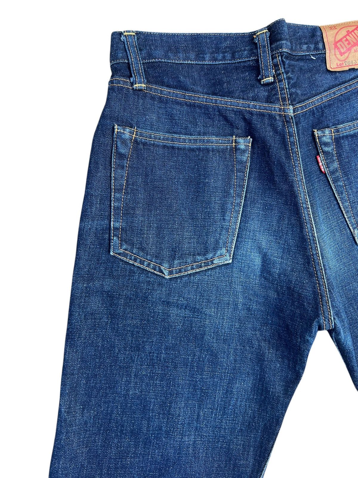 Denime × Japanese Brand Vintage DENIME Japan Fade Denim Selvedge Jeans Size US 29 - 15 Thumbnail