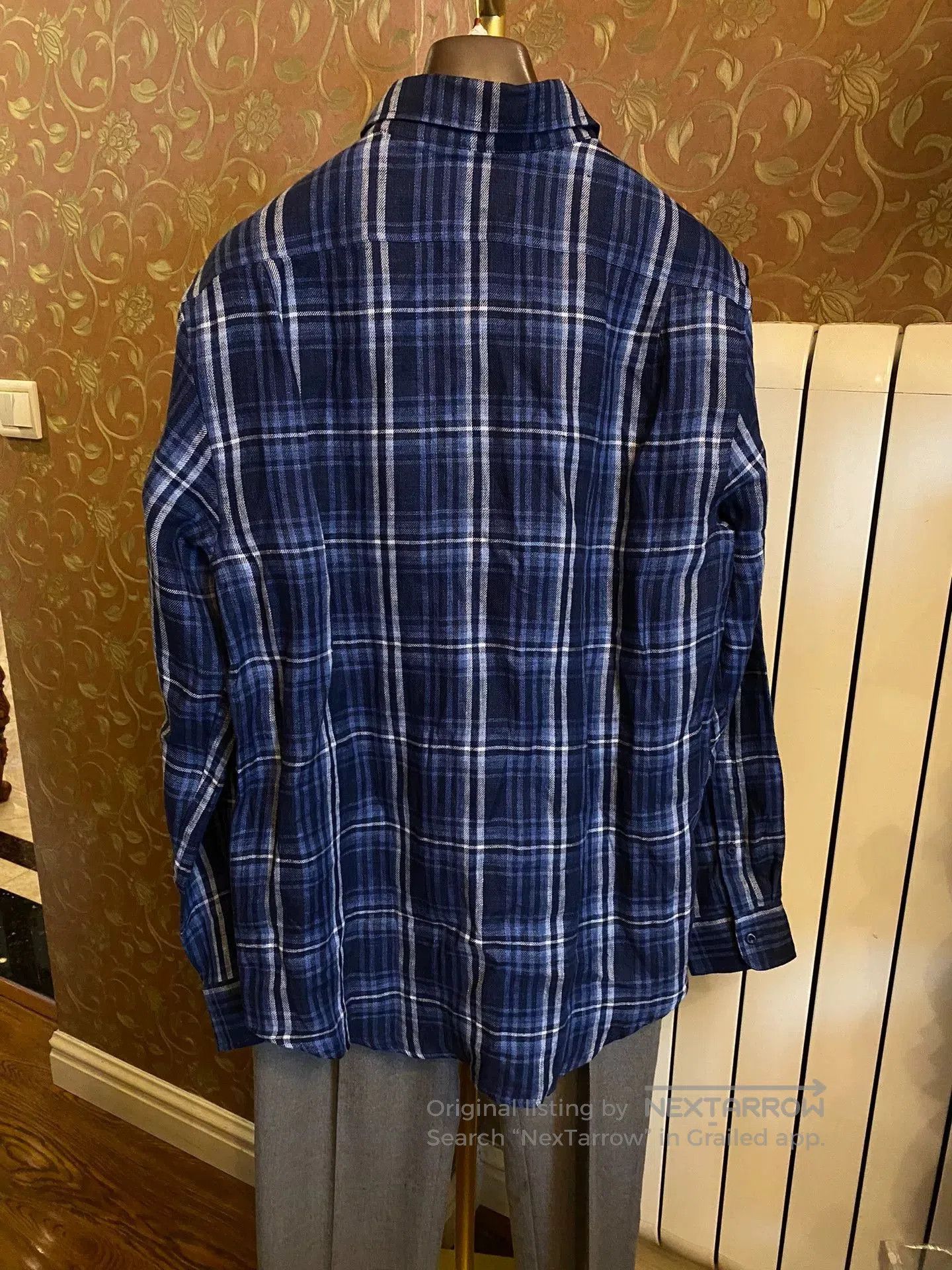 Ralph Lauren Purple Label Ralph Lauren Purple Label Linen Plaid Shirt. Size US L / EU 52-54 / 3 - 3 Thumbnail