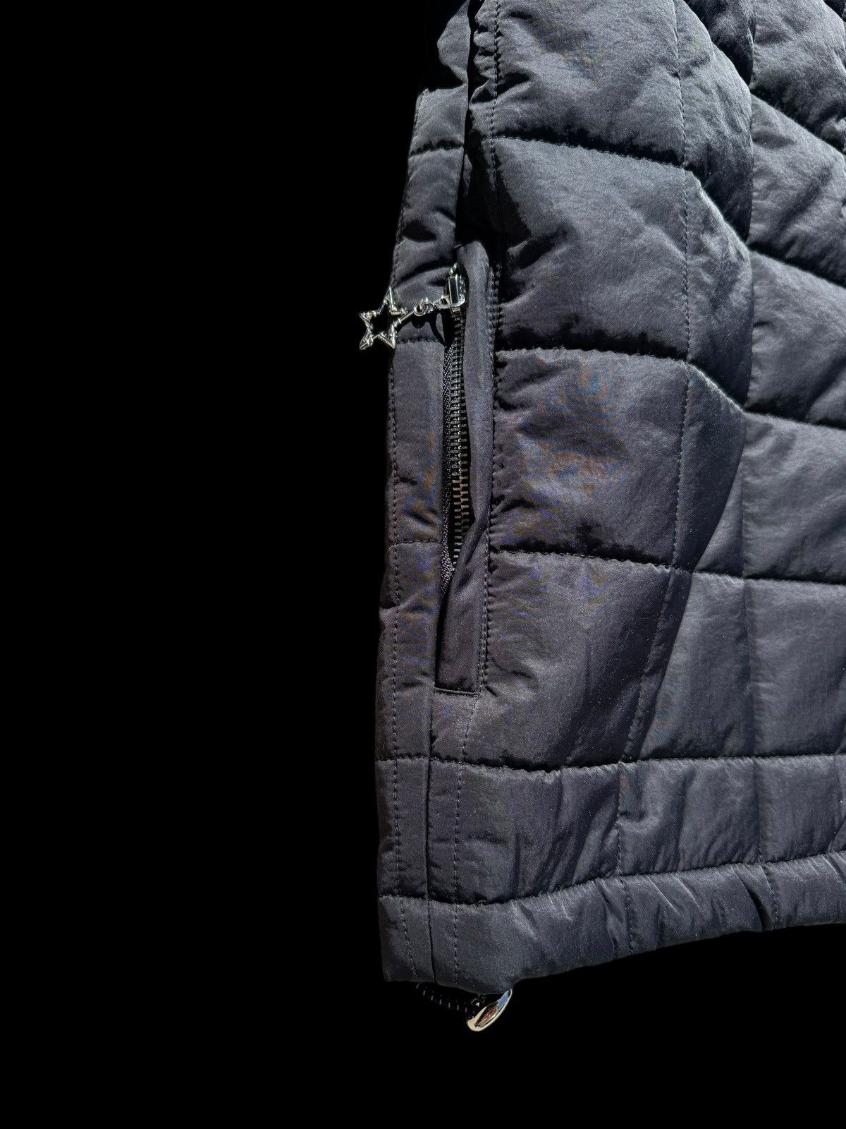 Pythia PYTHIA Quilted Hooded Jacket – “Every Day is a Rainy Day” Size US S / EU 44-46 / 1 - 4 Thumbnail