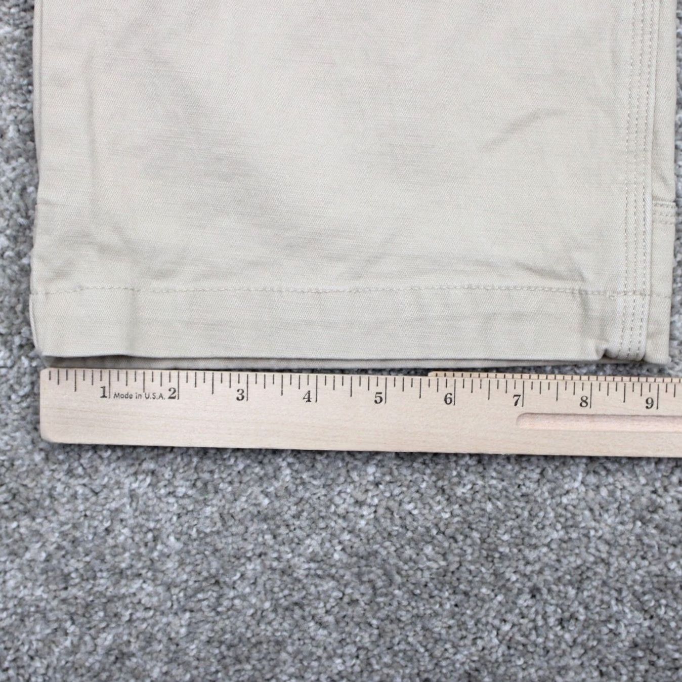 Vintage Duluth Mens Pants 40x30 Beige DuluthFlex Ballroom Cotton Stretch Straight Chino Casual Workwear 5-Pocket Logo Size US 40 / EU 56 - 5 Thumbnail