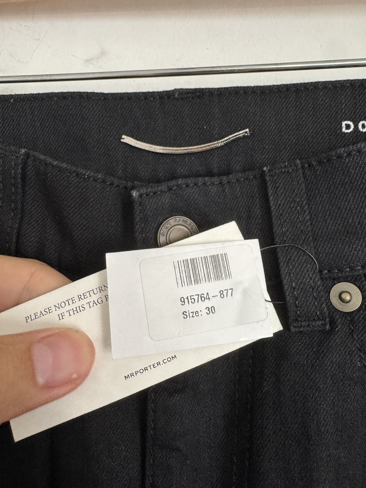Saint Laurent Paris BNWT Knee Slit D02 Size US 30 / EU 46 - 4 Thumbnail