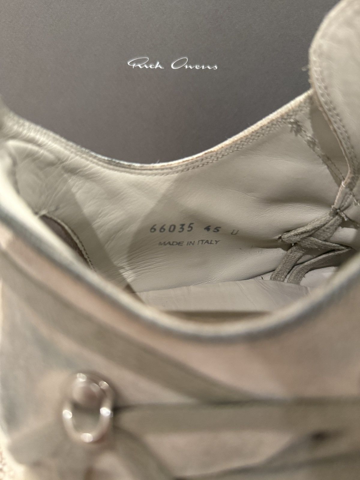 Rick Owens Rick Owens Megalaced Sneaker Size US 12 / EU 45 - 11 Thumbnail