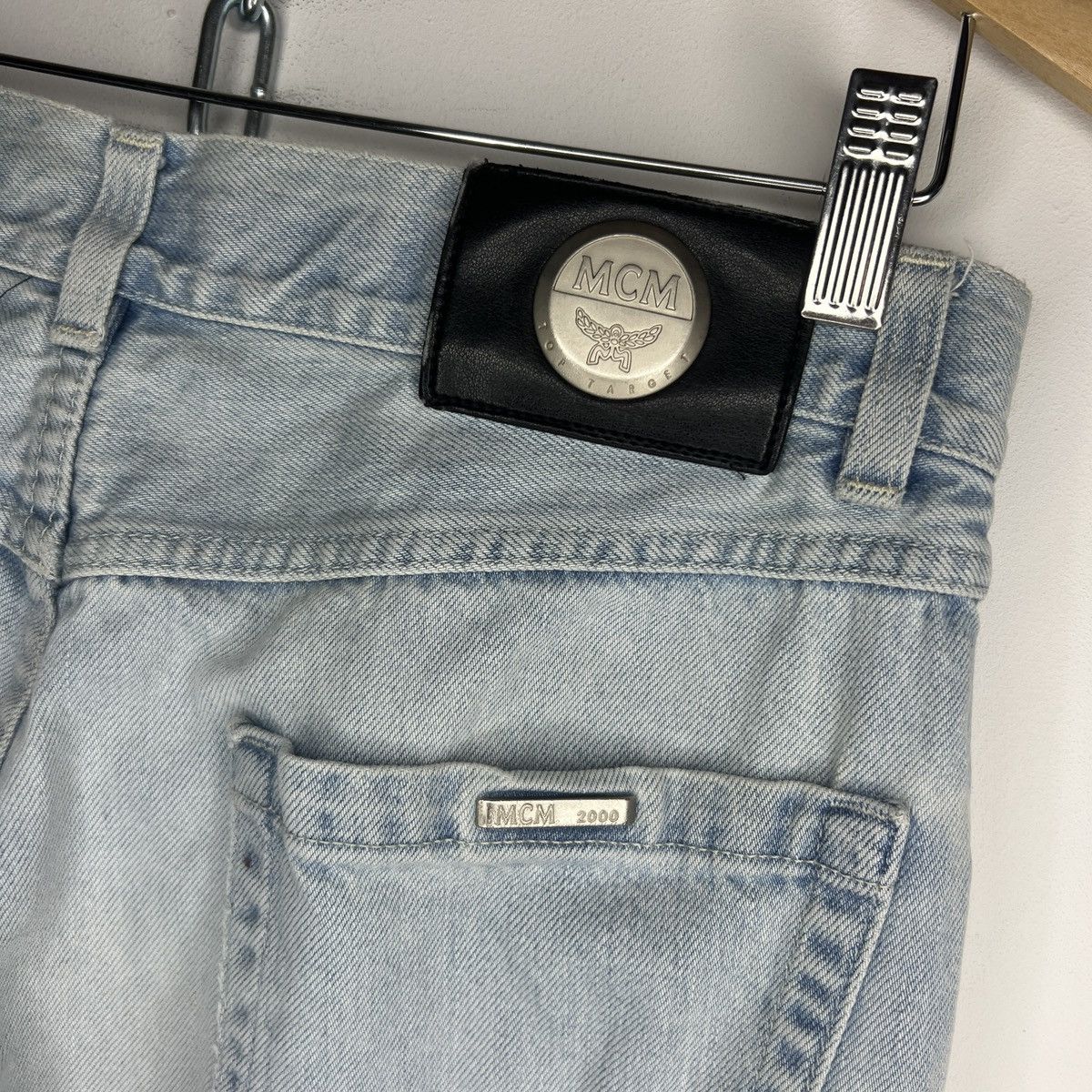 MCM × Vintage Vintage MCM Blue Denim Pants Trousers Size US 33 - 3 Thumbnail