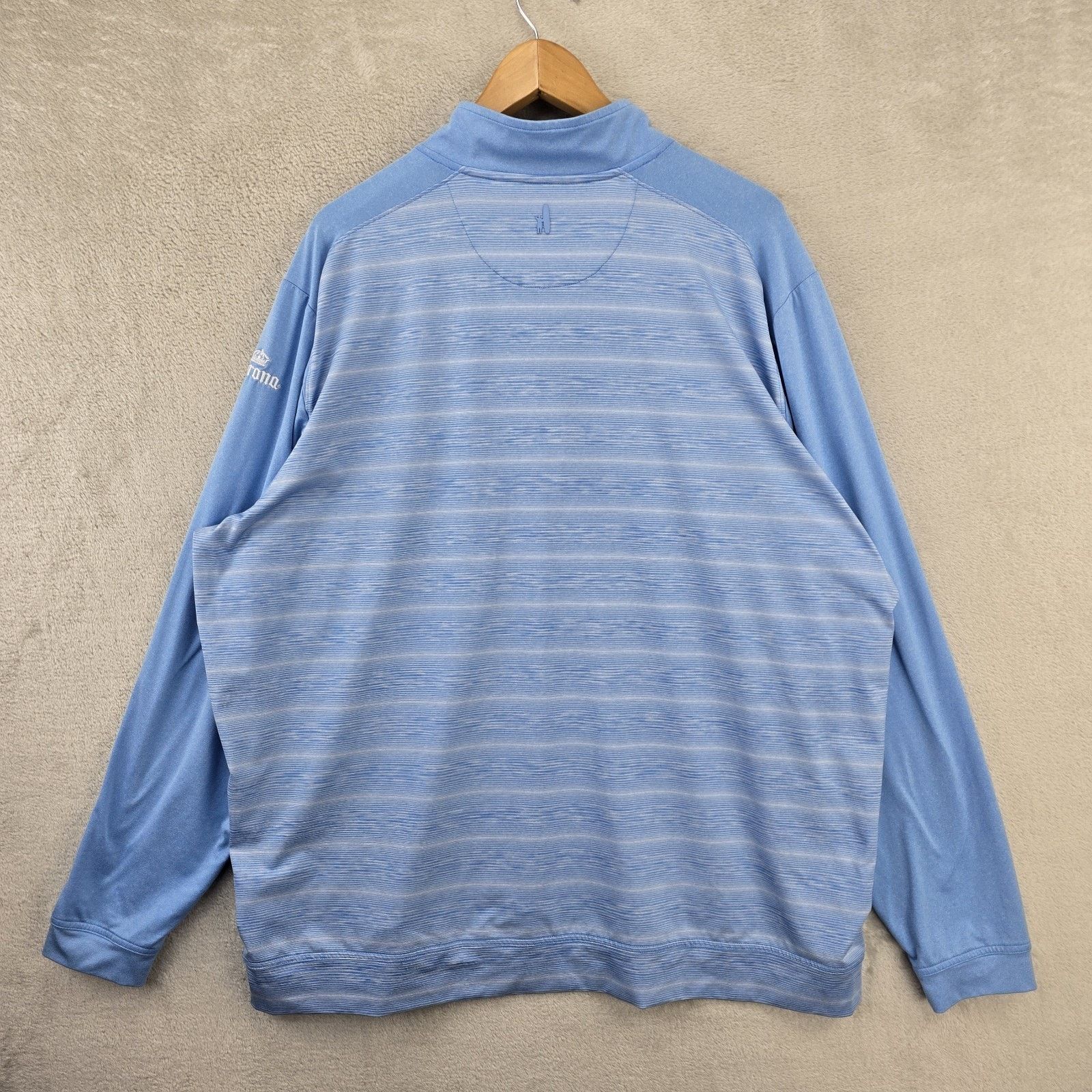 johnnie-O Johnnie-O Golf Pullover Bert 1/4 Zip XXL Striped Corona Logo Size US XXL / EU 58 / 5 - 9 Thumbnail