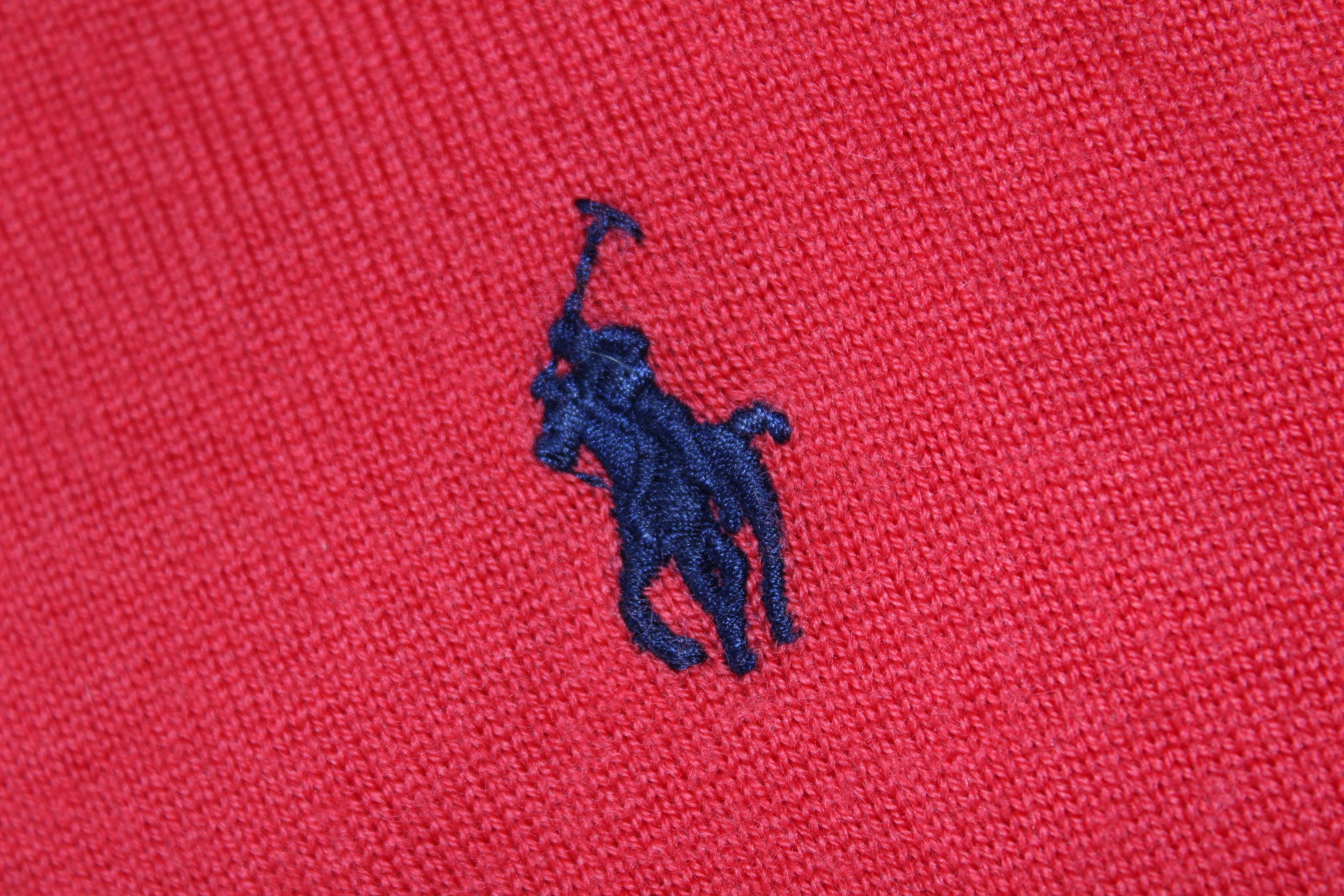 Polo Ralph Lauren RALPH LAUREN Crew Neck Merino Wool Red Knitted Jumper Size M Size US M / EU 48-50 / 2 - 7 Thumbnail