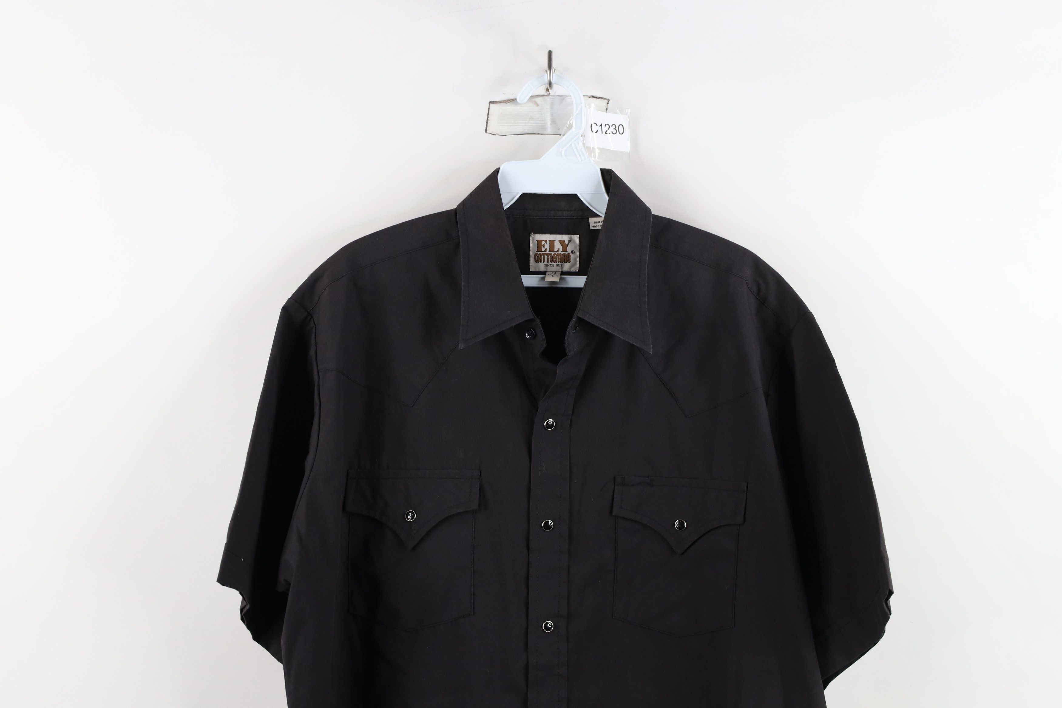 Vintage Vintage 90s Streetwear Rodeo Cowboy Button Shirt Black Size US L / EU 52-54 / 3 - 2 Thumbnail