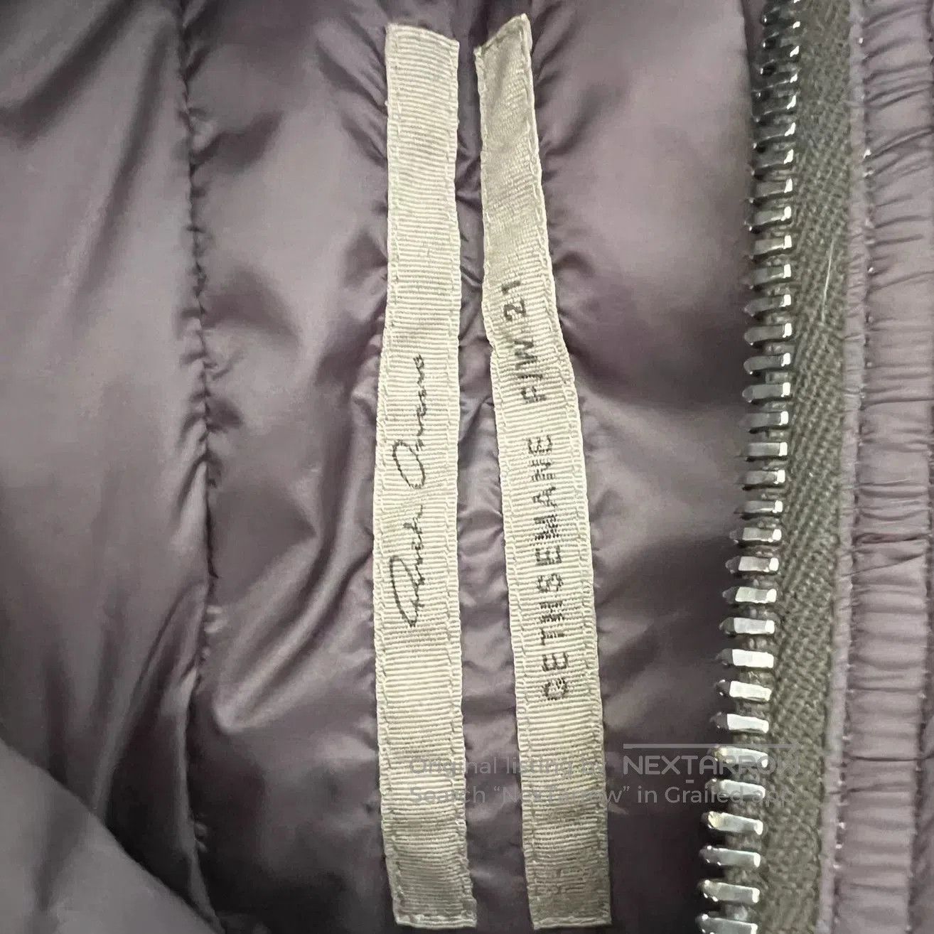 Rick Owens rick owens purple long down coat. Size M / US 6-8 / IT 42-44 - 3 Thumbnail
