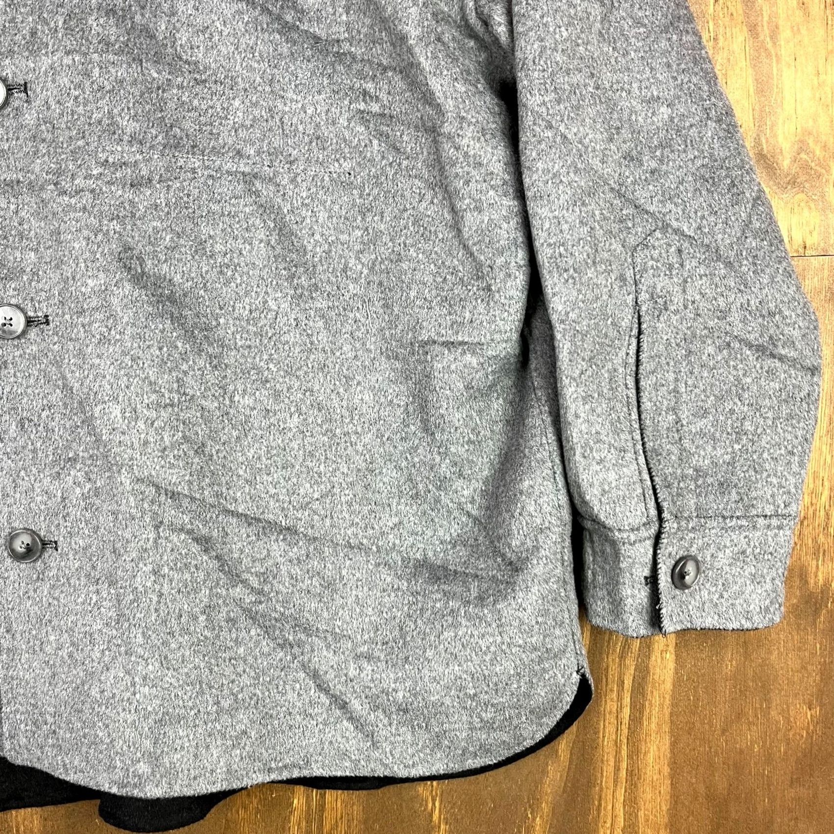 Banana Republic Banana Republic Mens Coat Black Gray Reversible Overcoat Wool Workwear Soft XL Overcoat Wool Black Gray Reversible Workwear Mens Coat XL Mens Size US XL / EU 56 / 4 - 6 Thumbnail