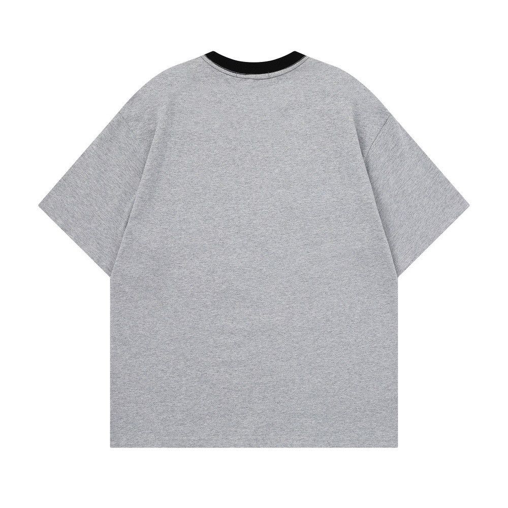 Japanese Brand Men's Casual Loose Color-Block T-Shirt with Horse Pattern Size US M / EU 48-50 / 2 - 2 Thumbnail