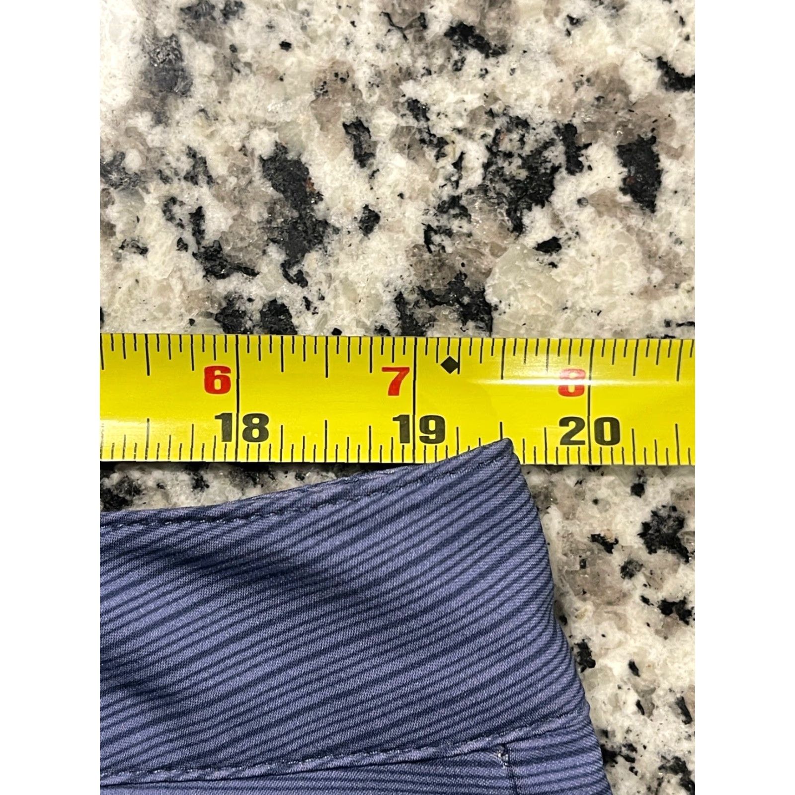 TravisMathew Travis Mathew Chino Shorts Men Blue 39 Waist Lightweight Casual Golf Regular Size 38 39in Pockets Striped Outdoor Mens Size US 39 - 5 Thumbnail