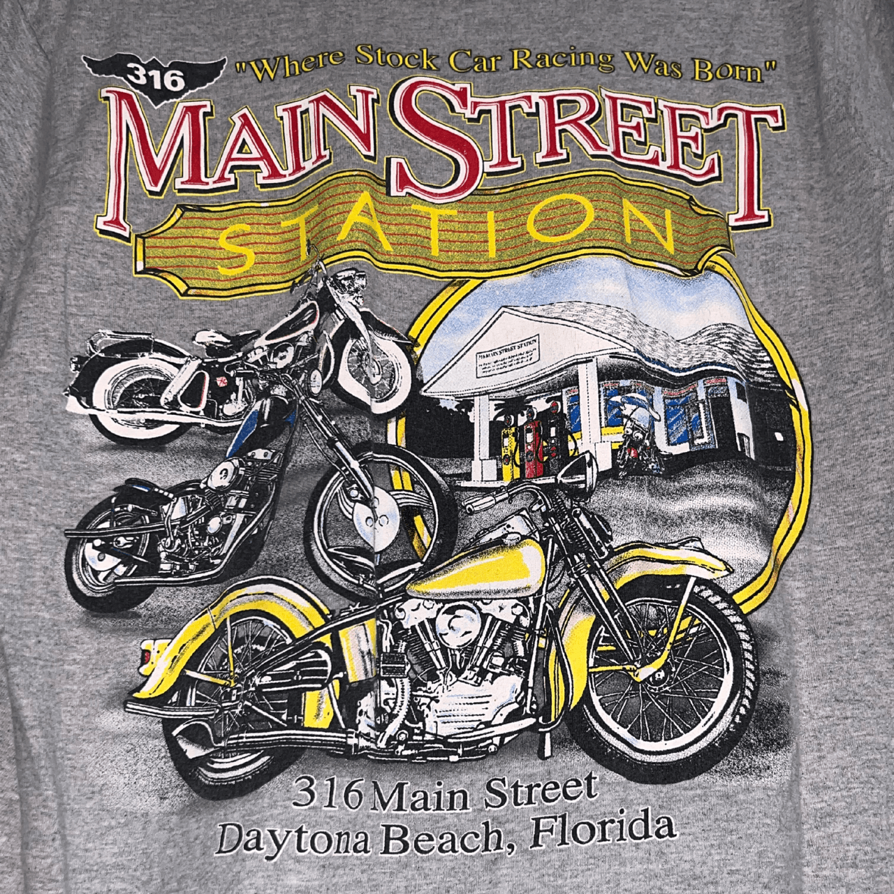 Gildan Main Street Station Biker T-Shirt Size US L / EU 52-54 / 3 - 2 Thumbnail
