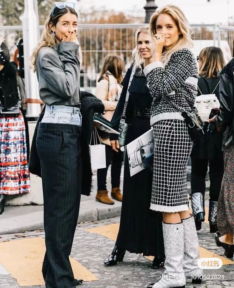 Chanel Chanel Metropolitan series black and white tweed skirt Size 25" / US 0 / IT 36 - 8 Thumbnail