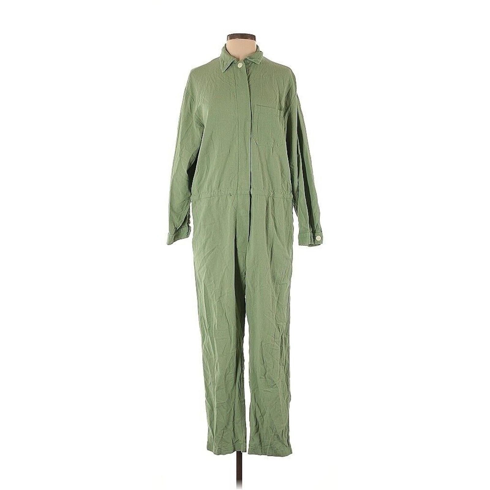 Nico Nico Button Down Utility Military Collared Jumpsuit S