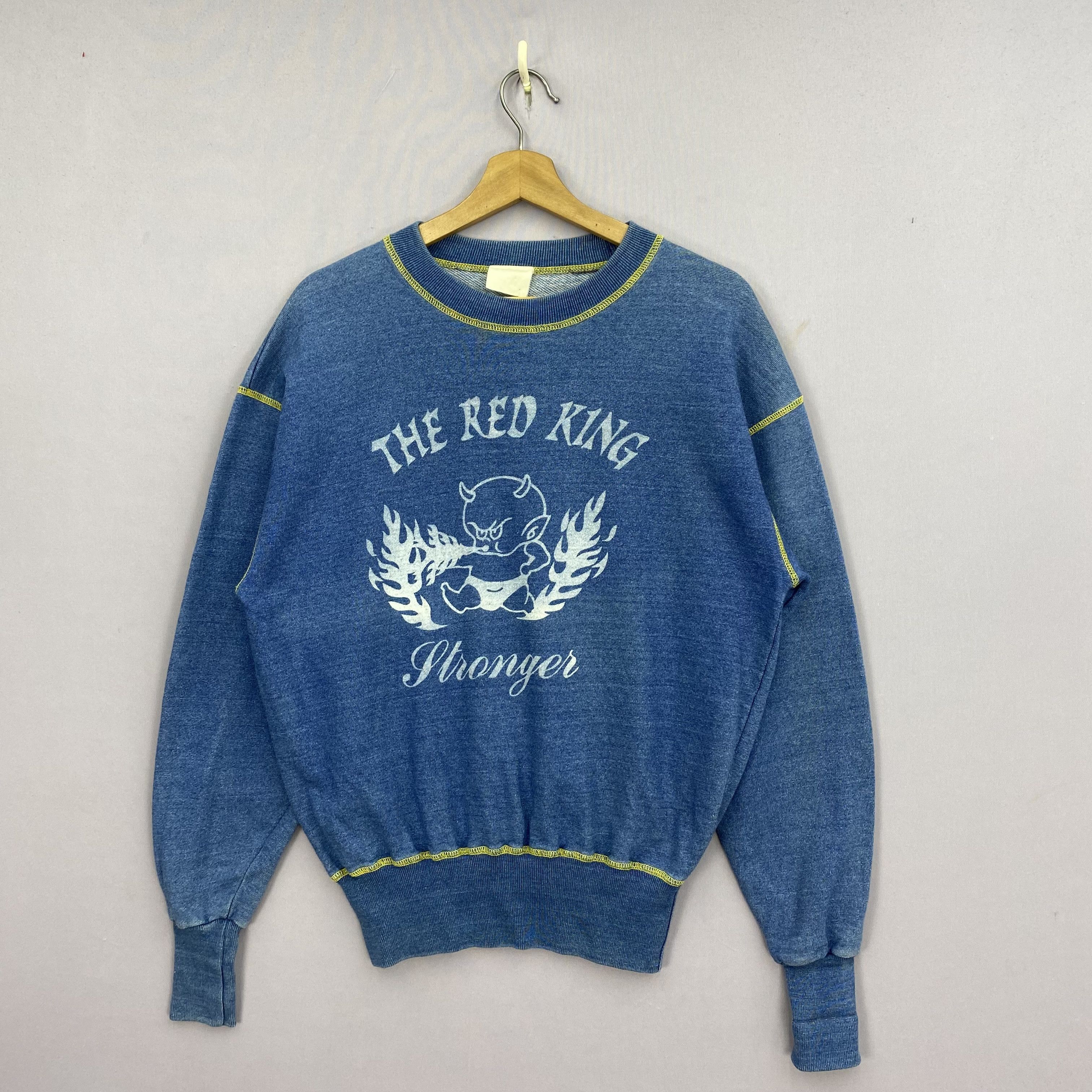 Vintage Vintage Japanese The Red King Sweater Sweatshirt Pullover Size US XL / EU 56 / 4 - 1 Thumbnail