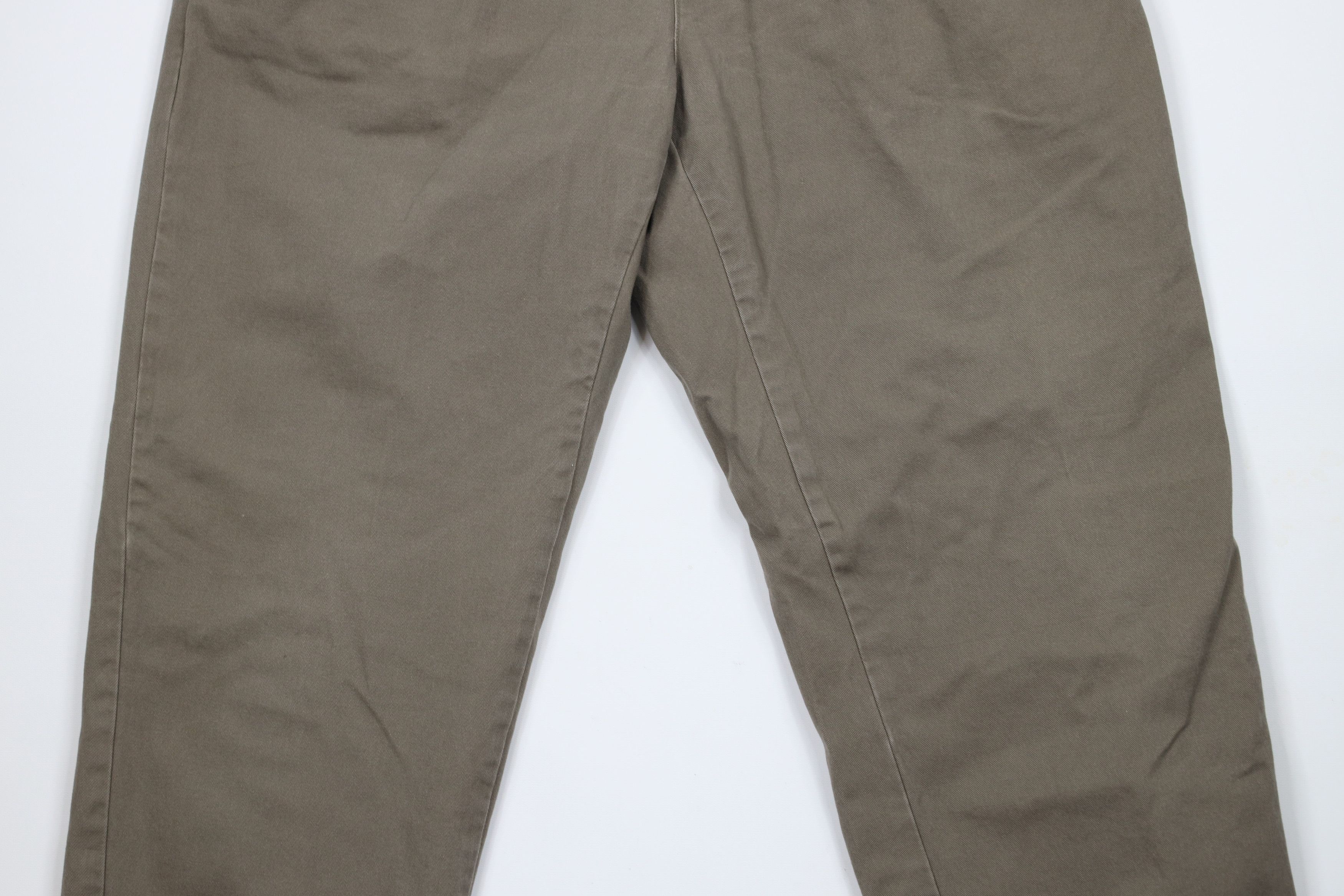 Cabelas × Vintage Vintage Cabelas Pleated Cuffed Flannel Lined Chino Pants Size US 38 / EU 54 - 4 Thumbnail