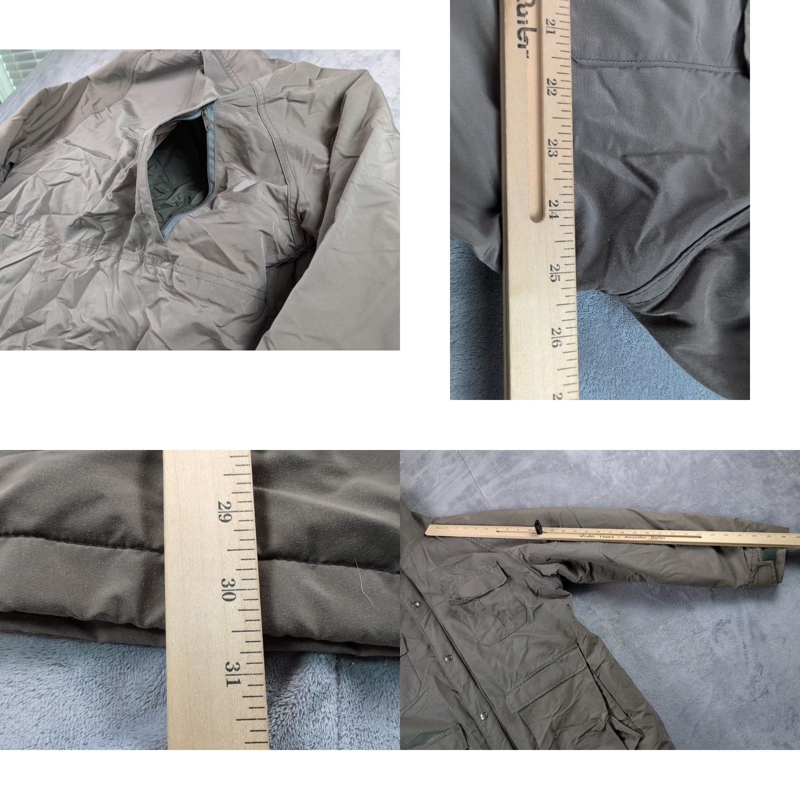Vintage VTG LL Bean Jacket Mens XL Gray Baxter State Wool Lined Parka 80s USA Hooded Jacket Size US XL / EU 56 / 4 - 8 Thumbnail