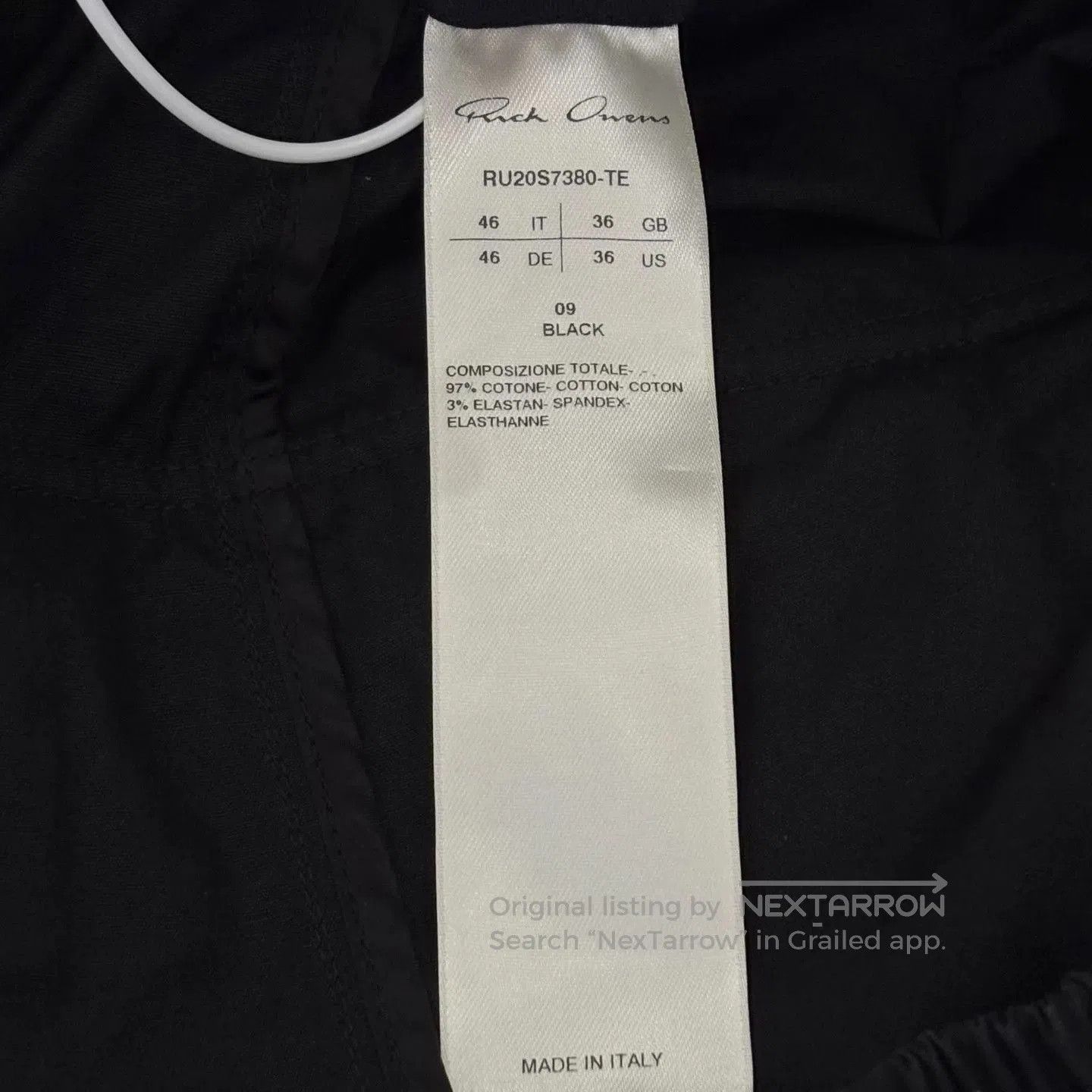 Rick Owens Black Casual Drawstring Pants Size 30. Size US 30 / EU 46 - 3 Thumbnail