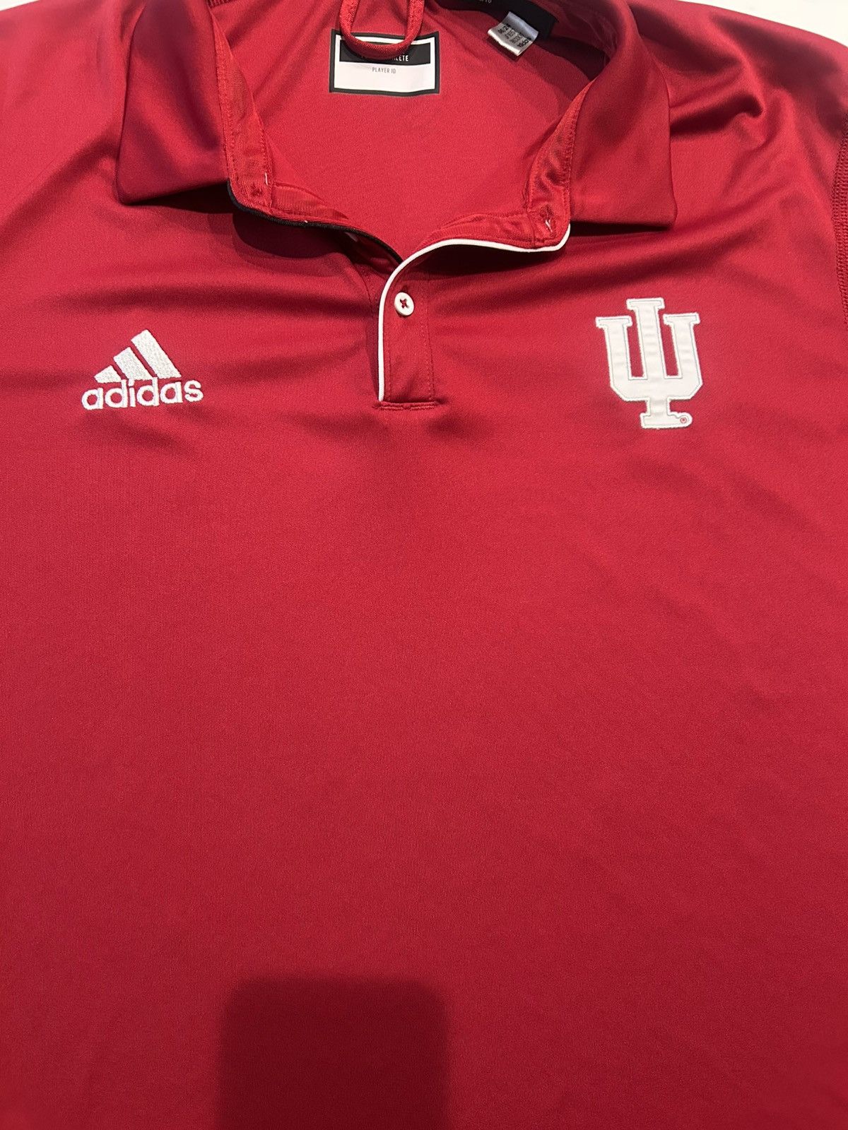 Adidas Men’s adidas Indiana Hoosiers polo Size US XL / EU 56 / 4 - 2 Thumbnail