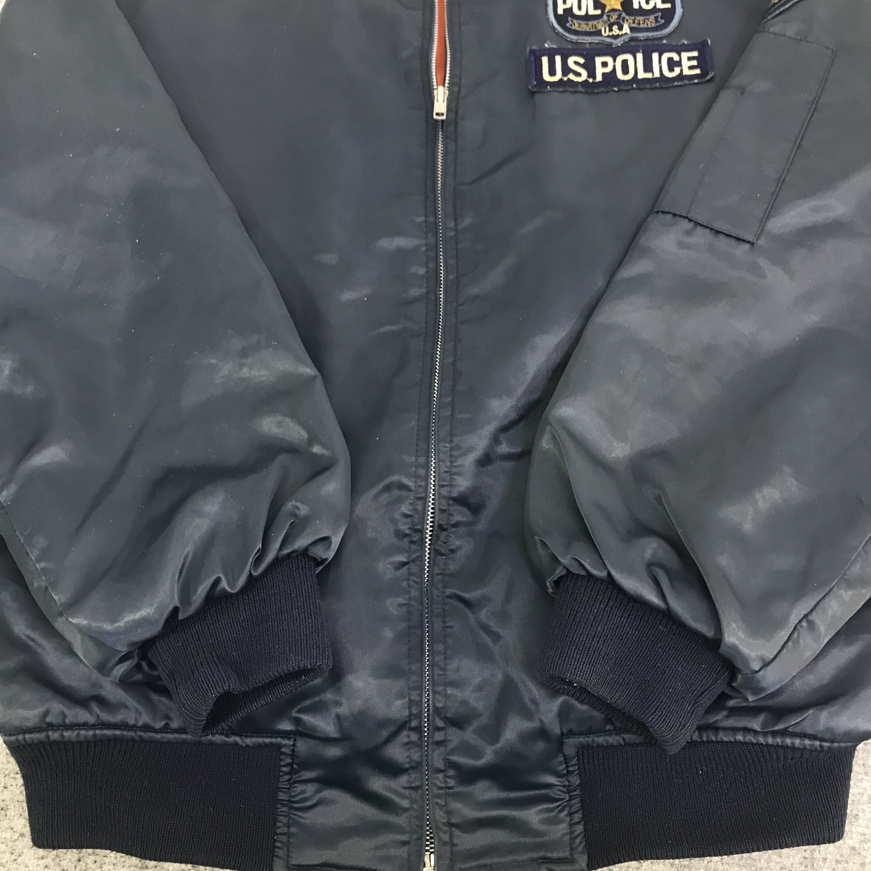 Japanese Brand U.S Police bombers Navy jacket K126B1 Size US L / EU 52-54 / 3 - 8 Thumbnail