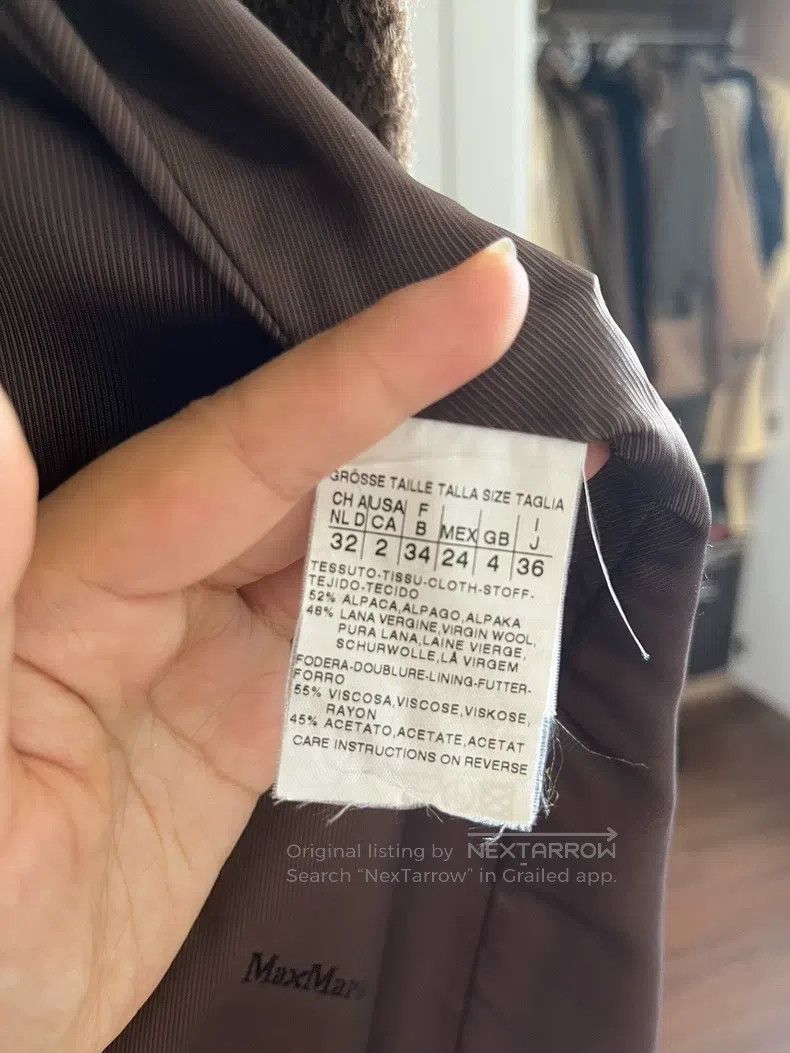Max Mara Max Mara Camel Hair Coat Size XS / US 0-2 / IT 36-38 - 3 Thumbnail