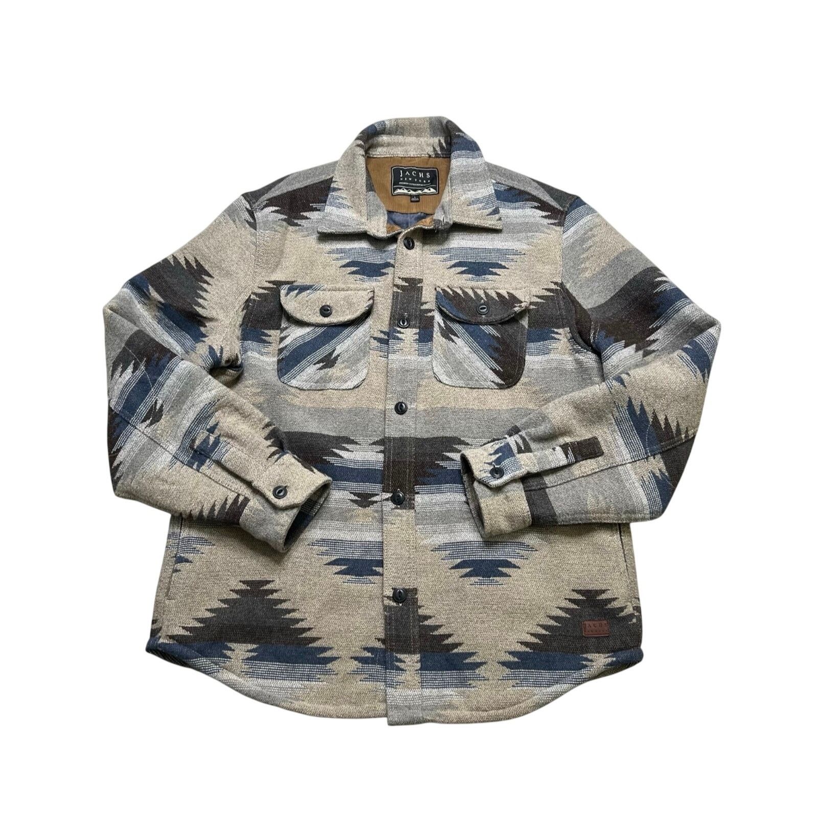 JACHS NY JACHS New York “Native-Aztec” Wool-Blend Shacket Jacket L Size US L / EU 52-54 / 3 - 1 Thumbnail