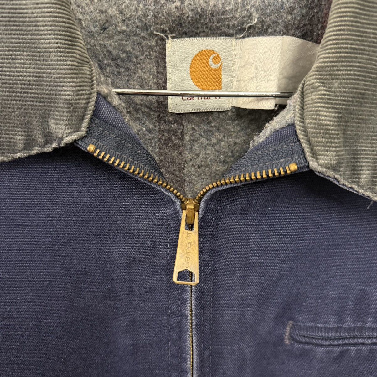 Carhartt 1990s Carhartt blue Detroit jacket, blanket lined Size US L / EU 52-54 / 3 - 4 Thumbnail