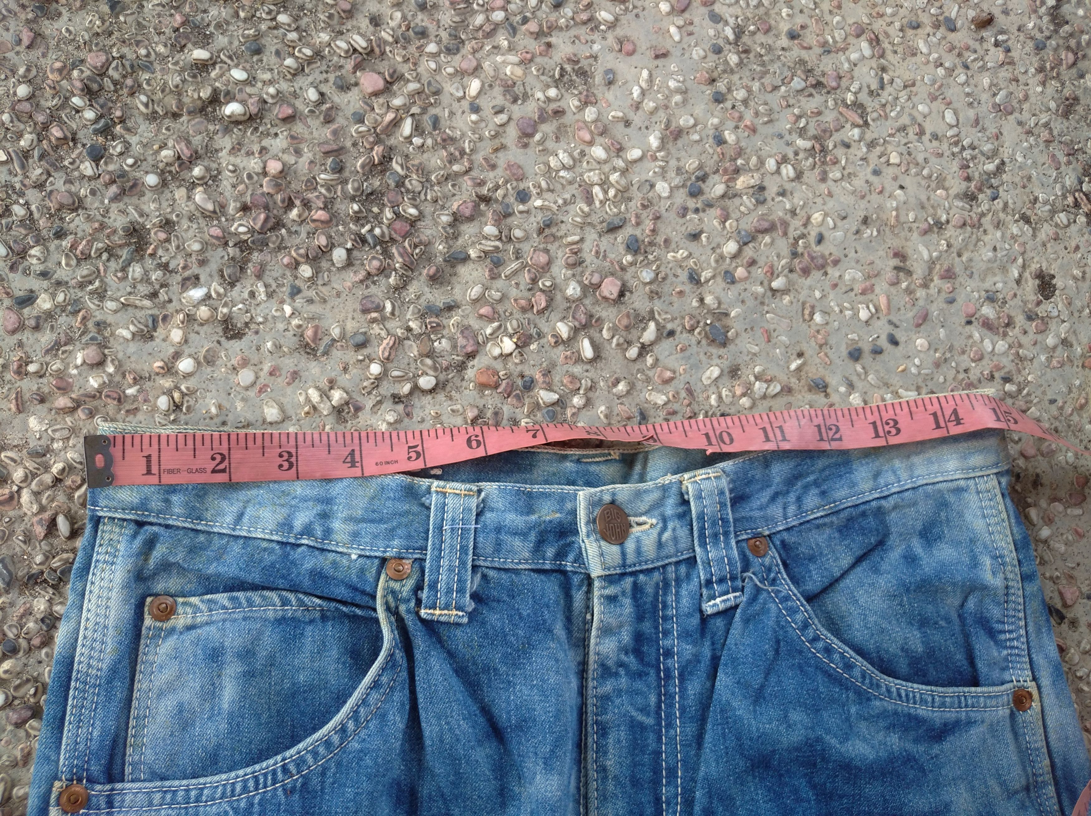 Big John × If Six Was Nine × Japanese Brand Vintage big John carpenter stormwash jeans rare Size US 30 / EU 46 - 9 Thumbnail