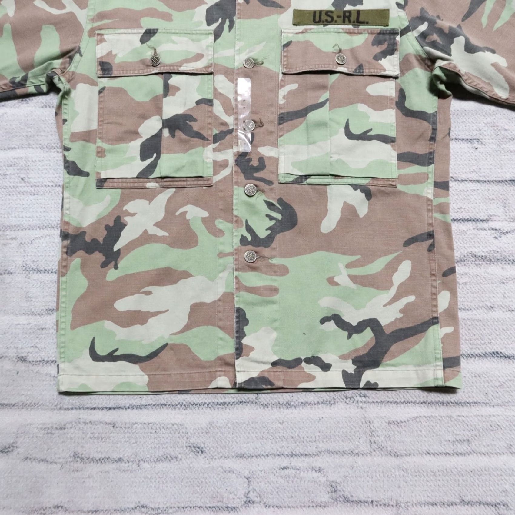 Polo Ralph Lauren VINTAGE Polo Ralph Lauren Camo Military Jacket M Camouflage Shirt WW2 Fatigues Vtg 2 Mens Size US M / EU 48-50 / 2 - 3 Thumbnail