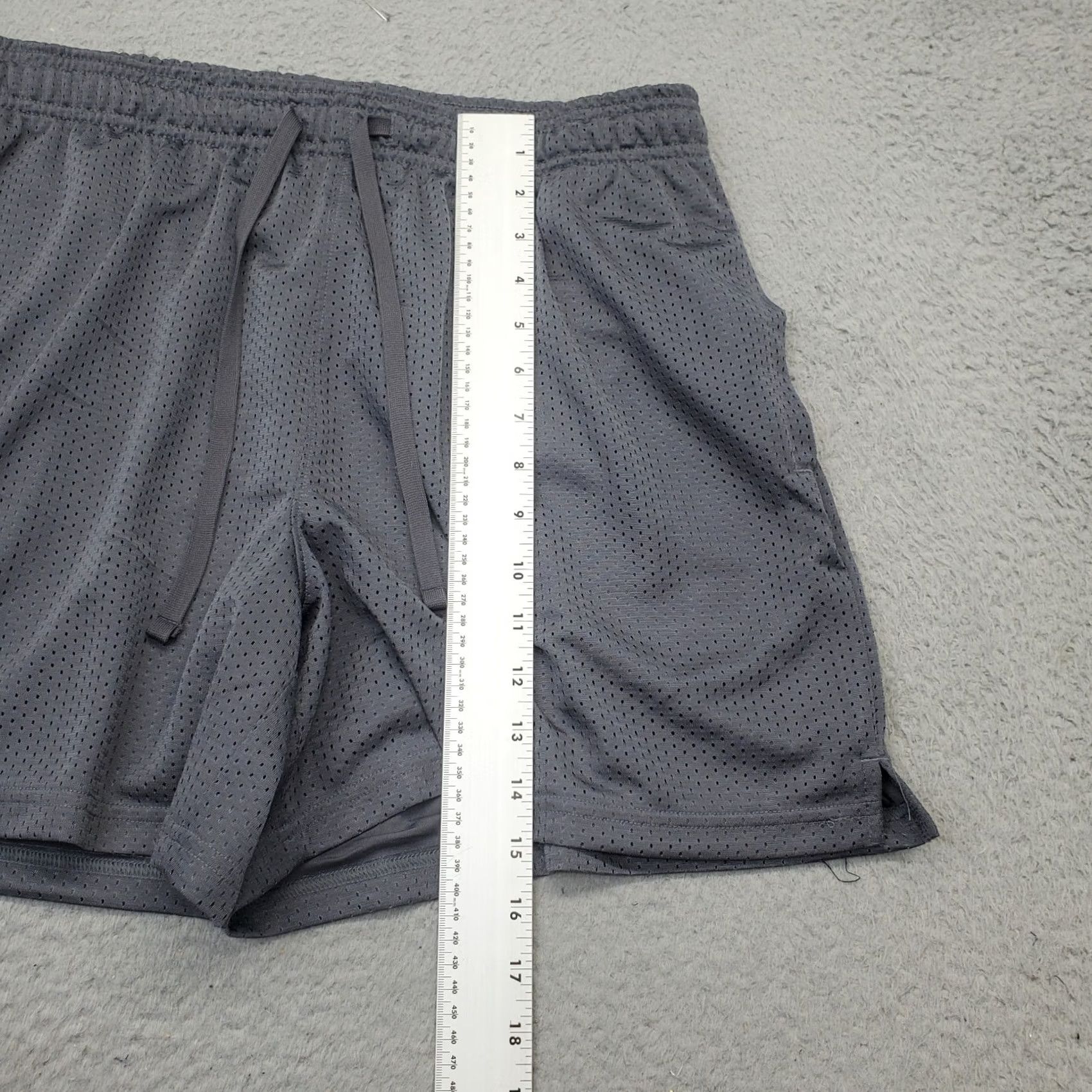 Under Armour Under Armour UA Icon Shorts Mens L Gray Lightweight Drawstring Size US 33 - 4 Thumbnail