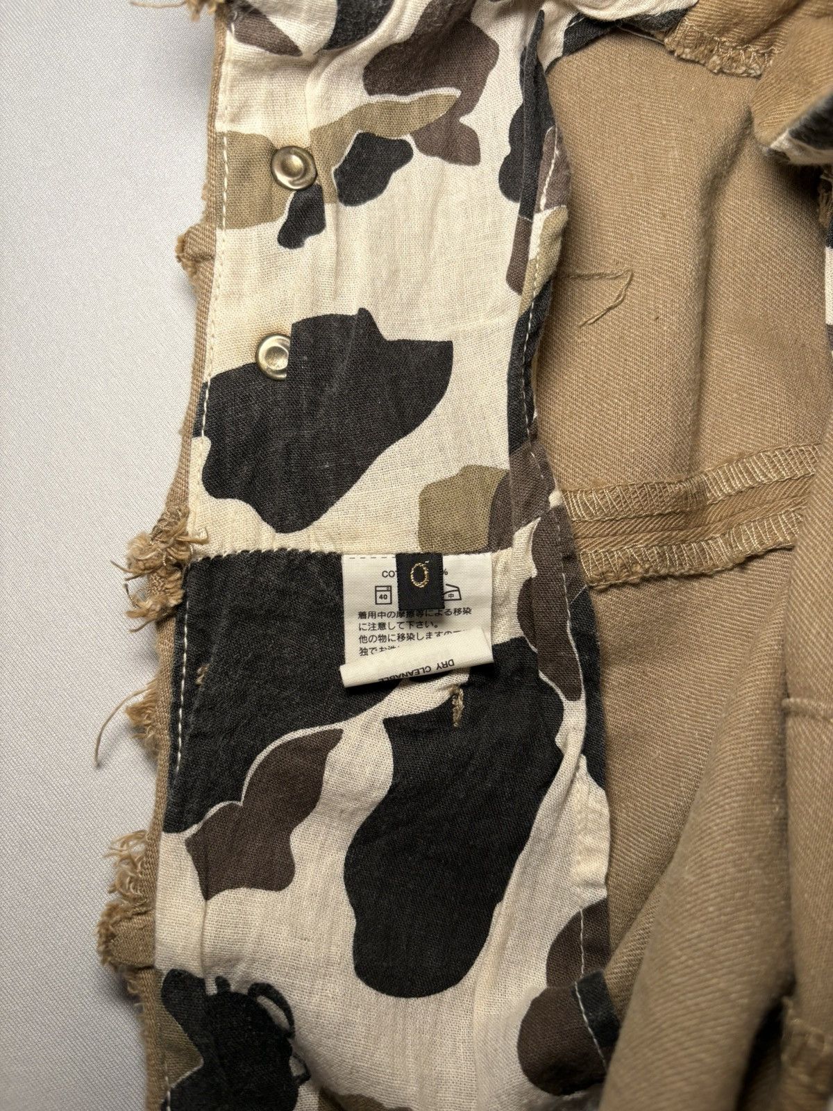 Kapital Kapital 00s Cut Off “Suspender” Low Waisted Khakis Size 25" / US 0 / IT 36 - 6 Thumbnail
