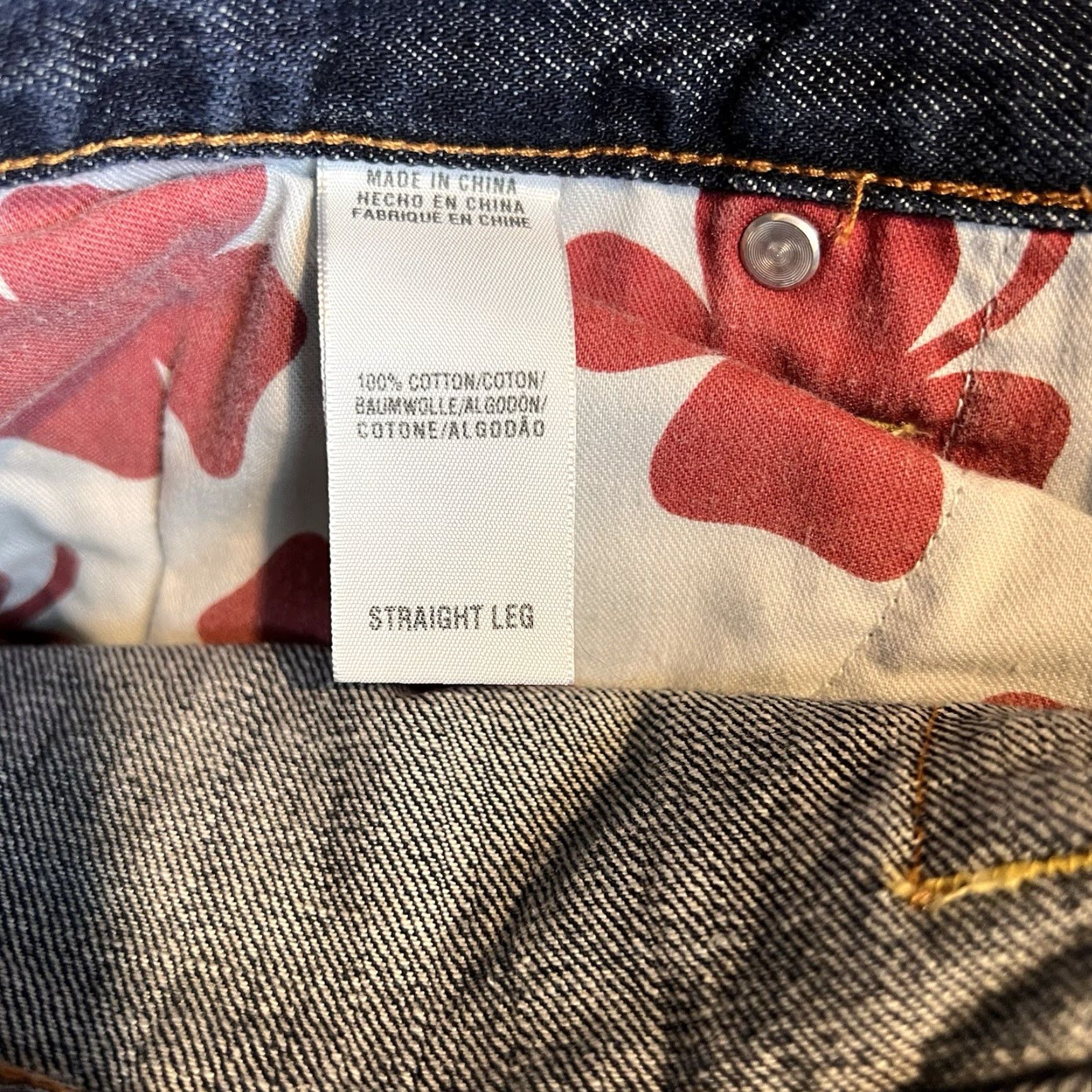 Lucky Brand Lucky Brand Jeans Mens 34 Short Blue Straight 5-Pocket Denim Cotton Regular 33x29 Vintage 361 Model Y2K Era Size US 34 / EU 50 - 3 Thumbnail